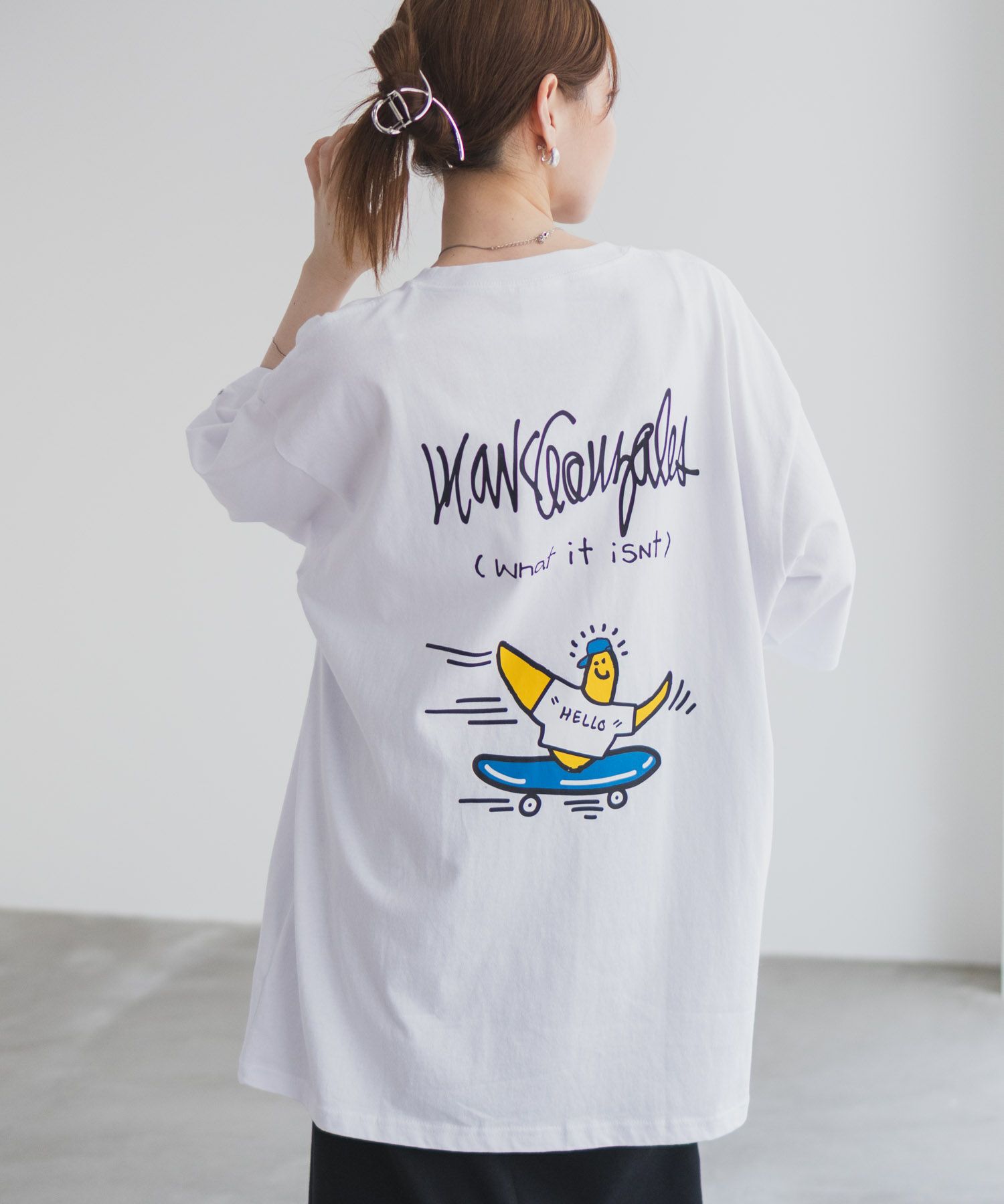 (What it isNt) ART BY MARK GONZALES リラックスフィットTシャツ メンズ メール便 対応商品商品画像-19