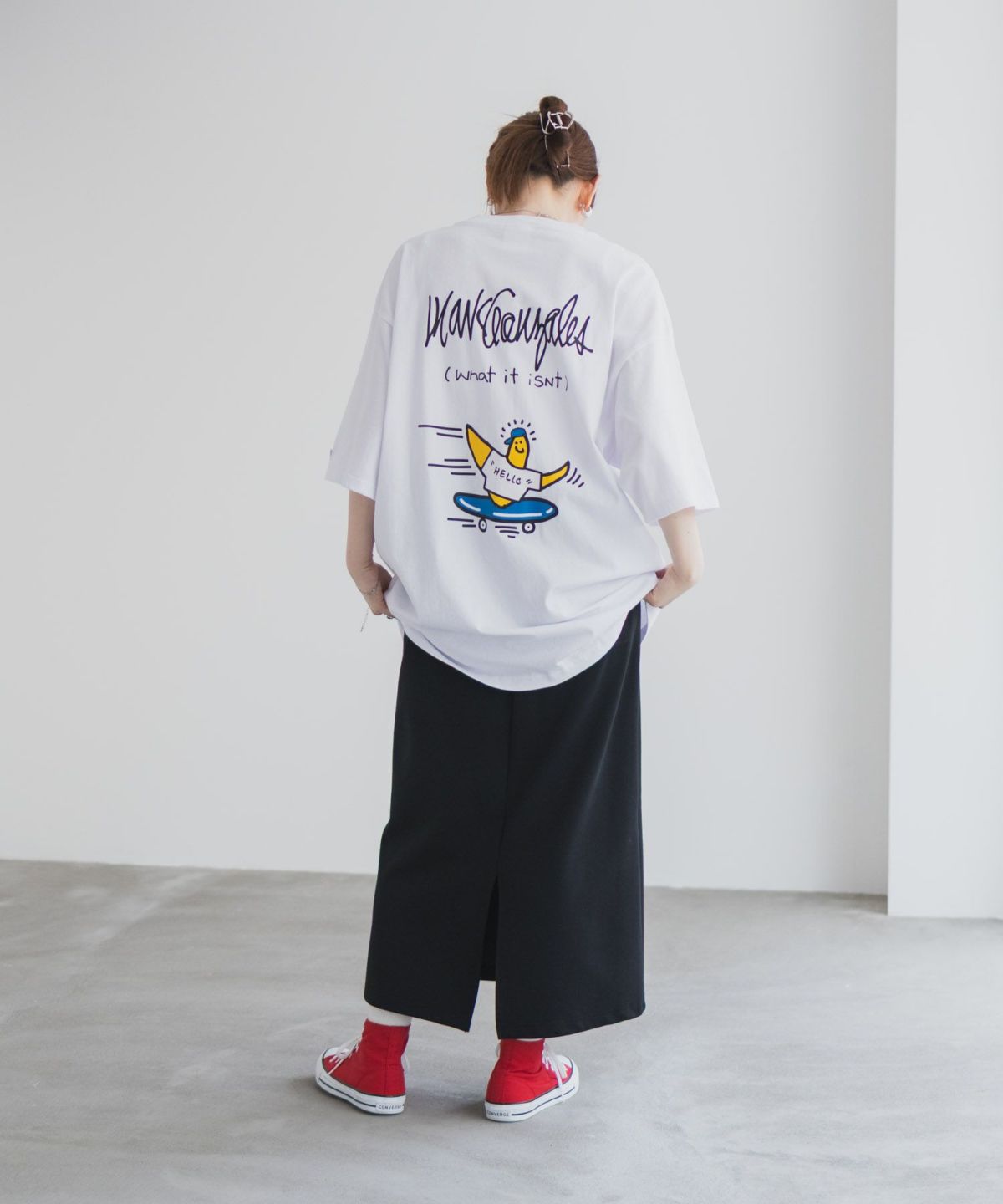 (What it isNt) ART BY MARK GONZALES リラックスフィットTシャツ メンズ ネコポス 対応商品