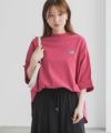 Dickies 刺繍6分袖ロールアップTシャツ レディース ネコポス 対応商品