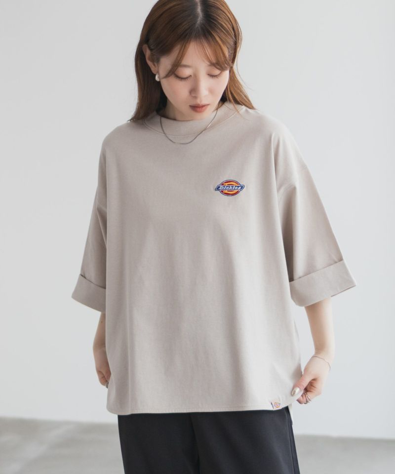 Dickies  刺繍6分袖ロールアップTシャツ レディース メール便 対応商品商品画像-20