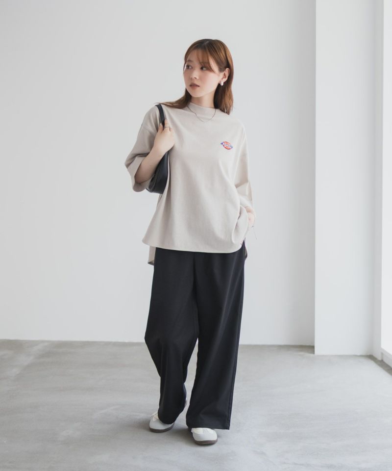 Dickies 刺繍6分袖ロールアップTシャツ レディース メール便 対応商品商品画像-22