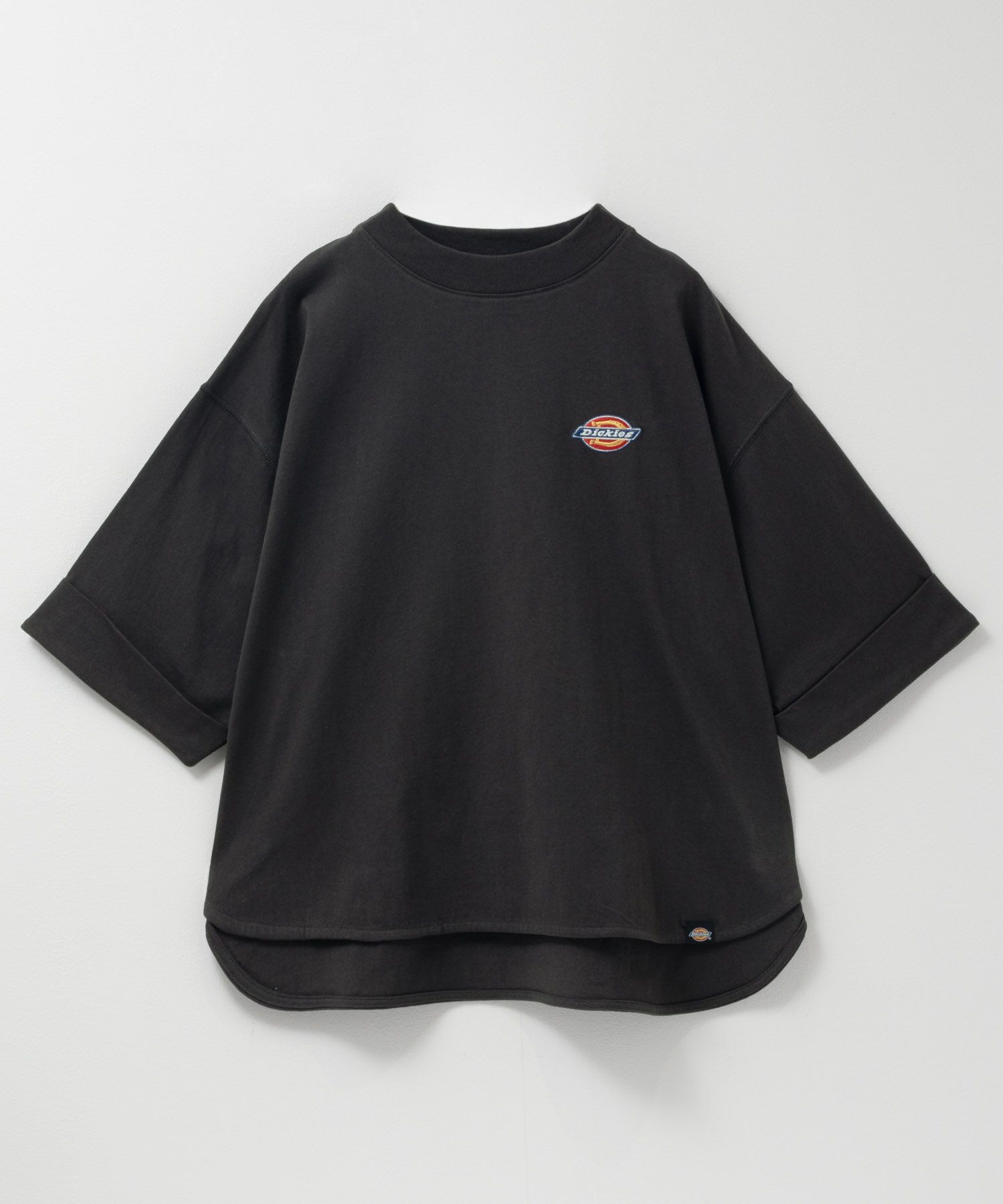 Dickies 刺繍6分袖ロールアップTシャツ レディース ネコポス 対応商品