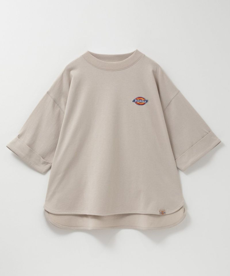 Dickies 刺繍6分袖ロールアップTシャツ レディース メール便 対応商品商品画像-29