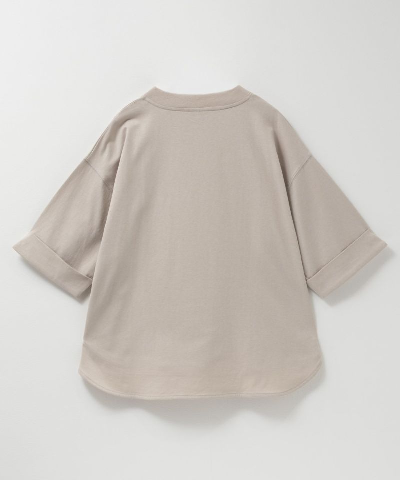 Dickies  刺繍6分袖ロールアップTシャツ レディース メール便 対応商品商品画像-30