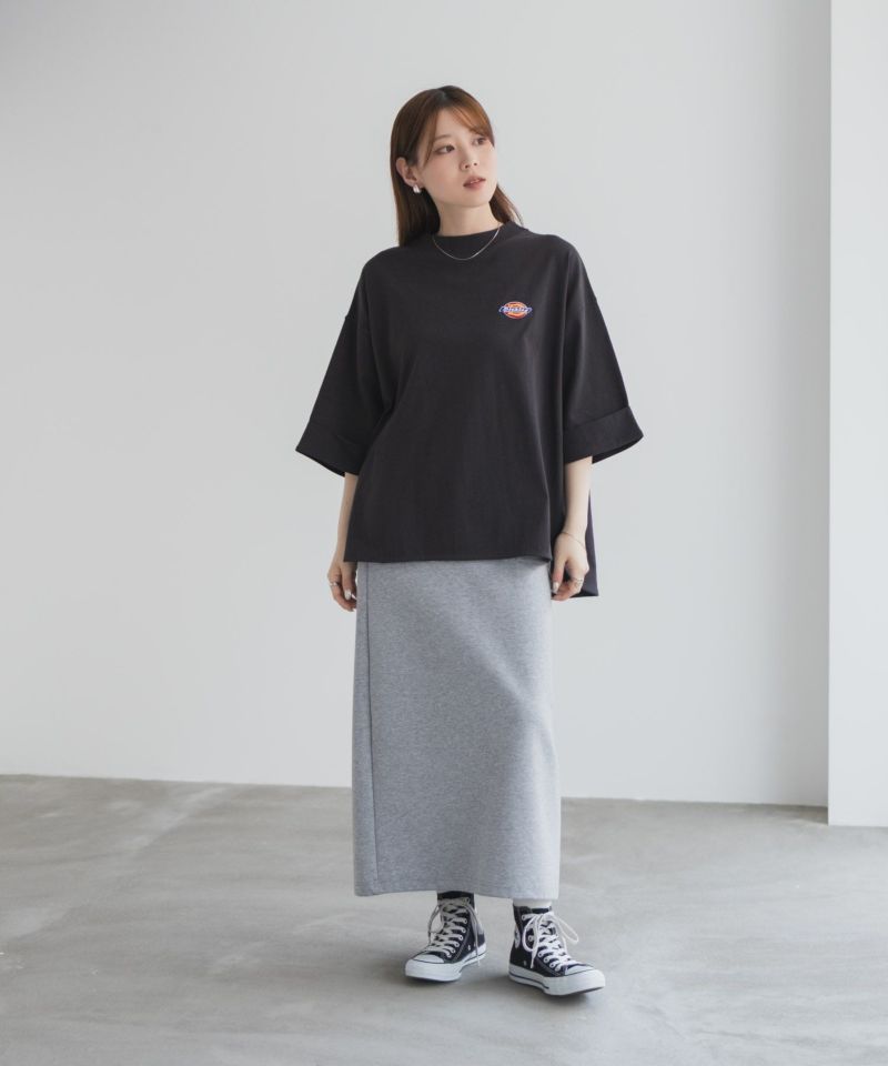 Dickies 刺繍6分袖ロールアップTシャツ レディース メール便 対応商品商品画像-35