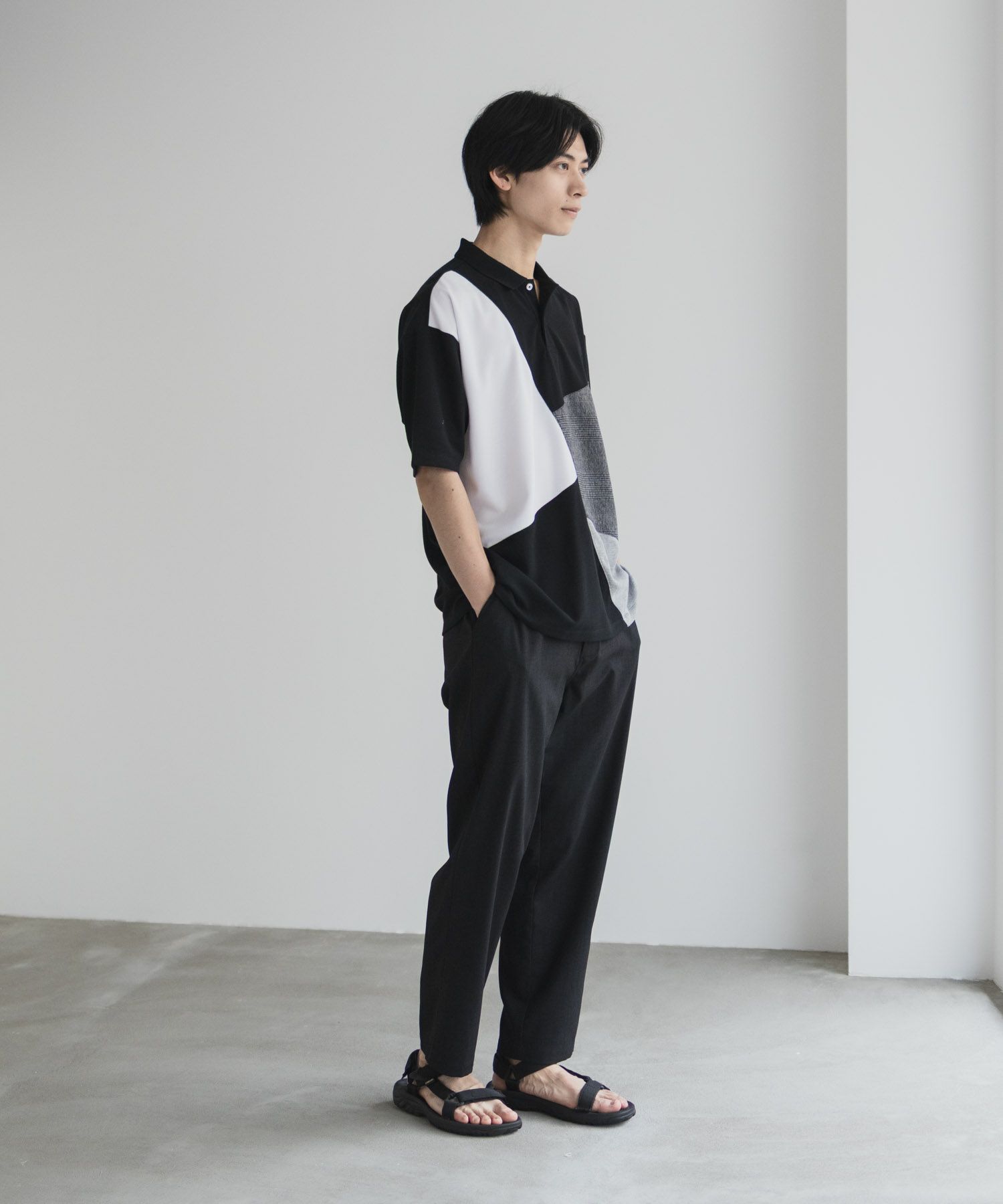URBAN COLLECTION  鹿の子切替ポロシャツ メンズ商品サムネイル-16