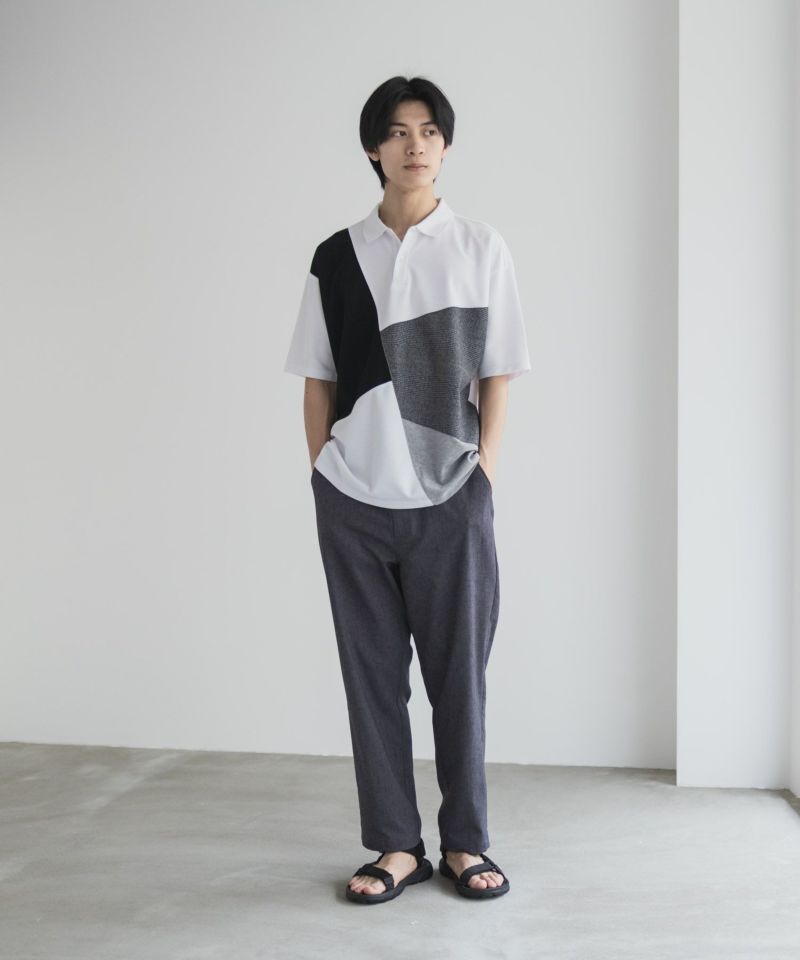 URBAN COLLECTION 鹿の子切替ポロシャツ メンズ商品画像-22