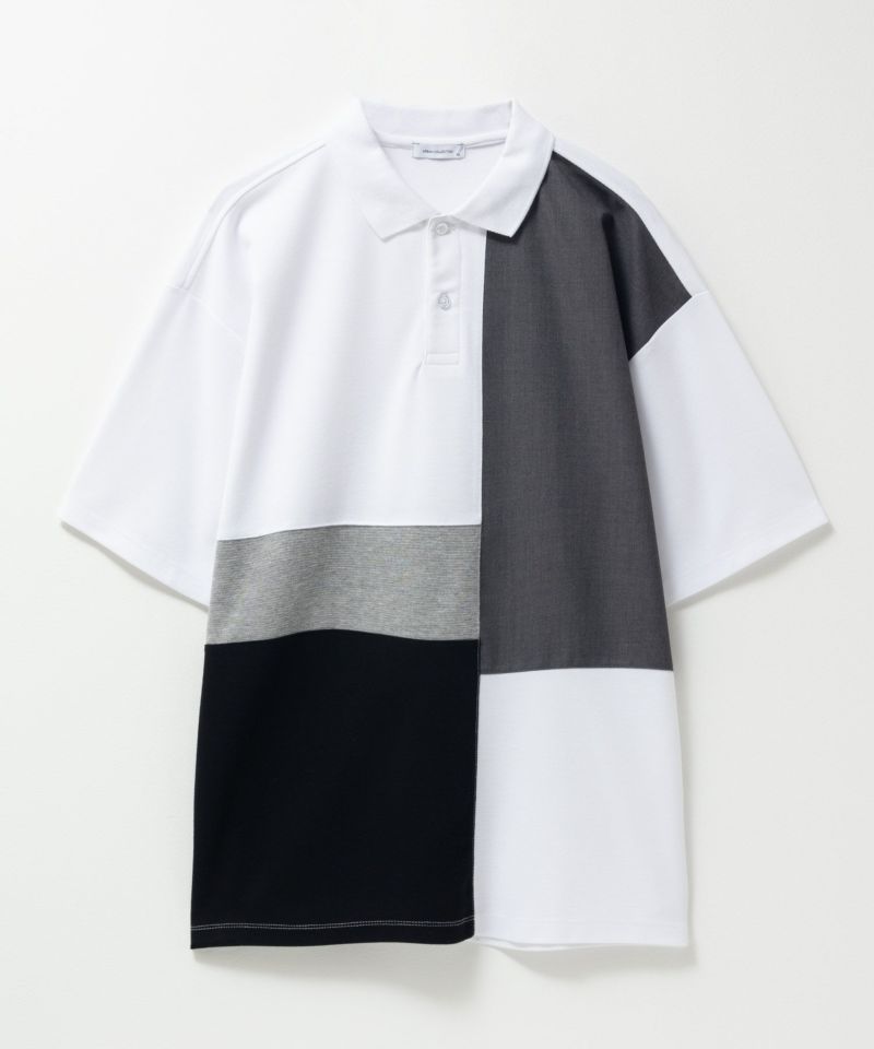 URBAN COLLECTION  鹿の子切替ポロシャツ メンズ商品画像-15