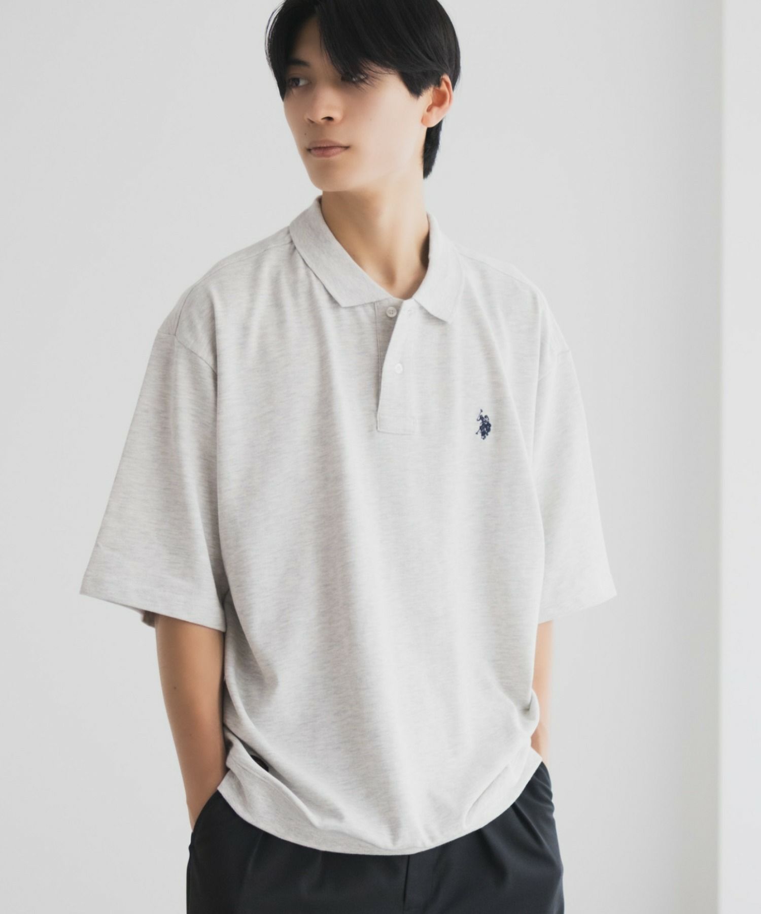 U.S. POLO ASSN. ワンポイントポロシャツ メンズ