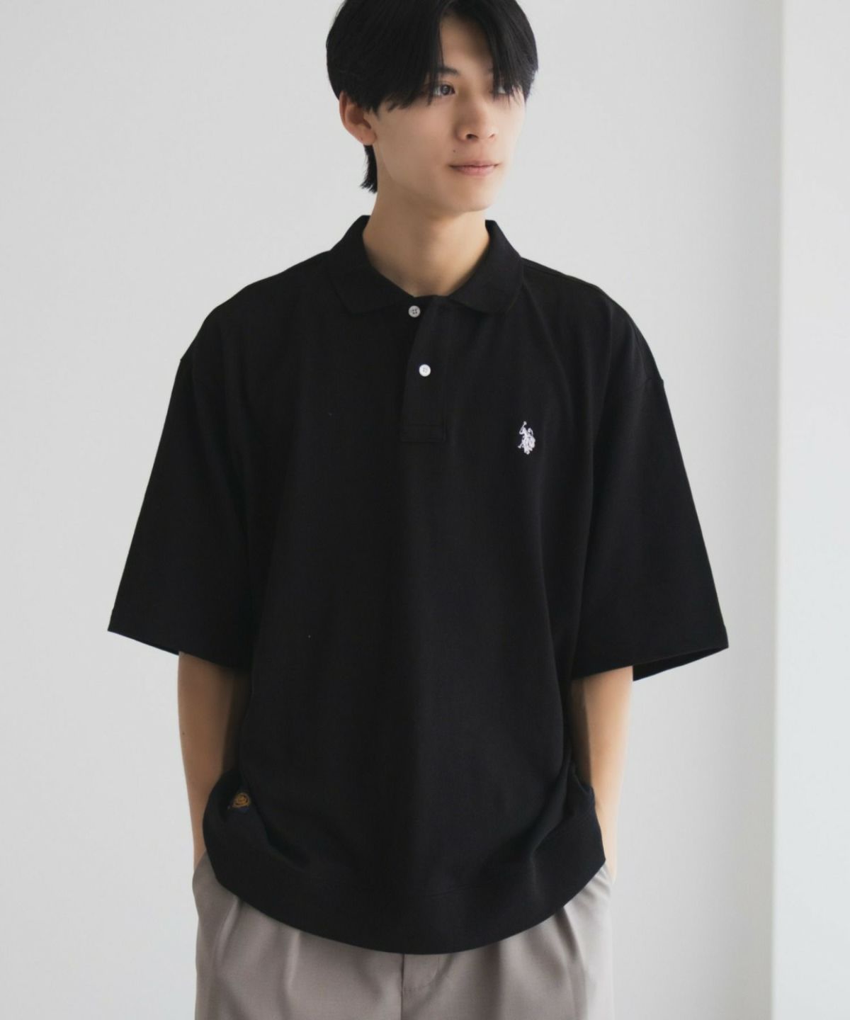 U.S. POLO ASSN. ワンポイントポロシャツ メンズ