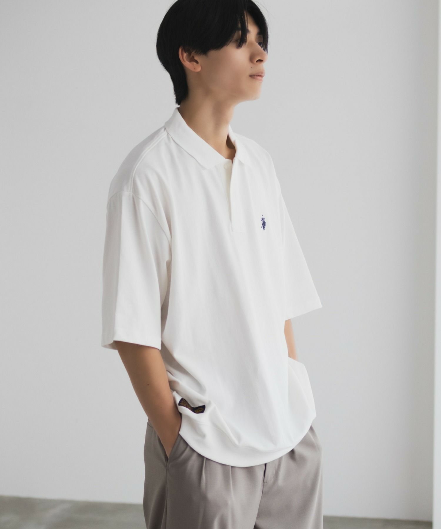 U.S. POLO ASSN. ワンポイントポロシャツ メンズ商品画像-5