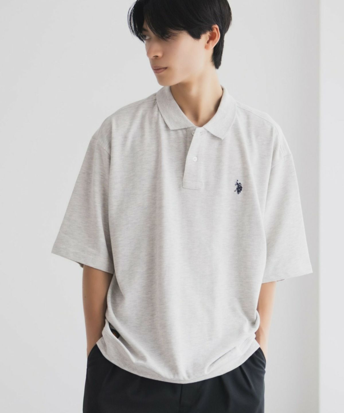 U.S. POLO ASSN. ワンポイントポロシャツ メンズ