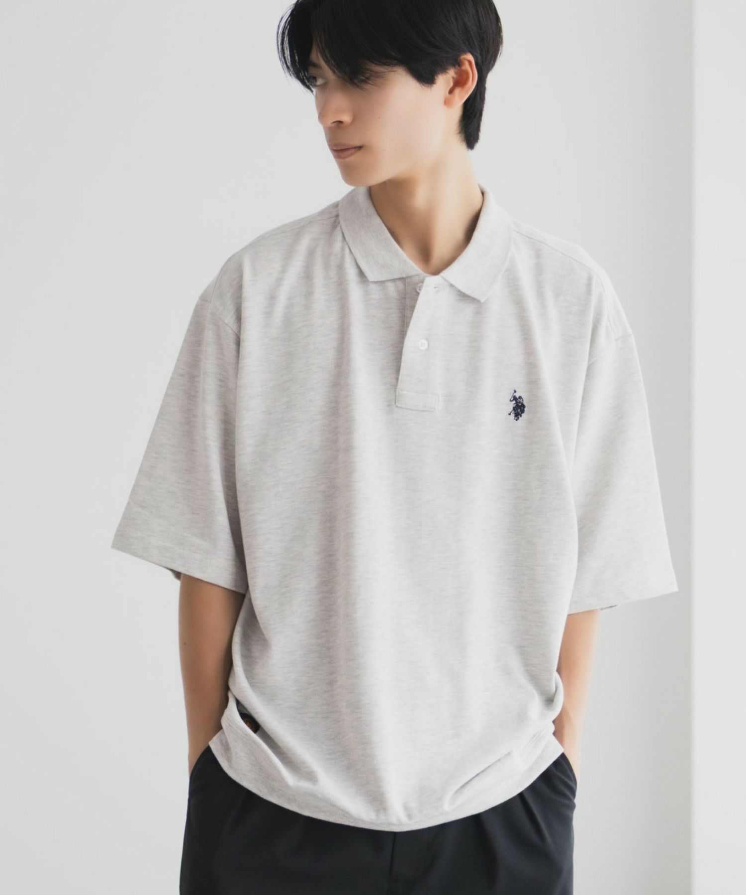 U.S. POLO ASSN. ワンポイントポロシャツ メンズ