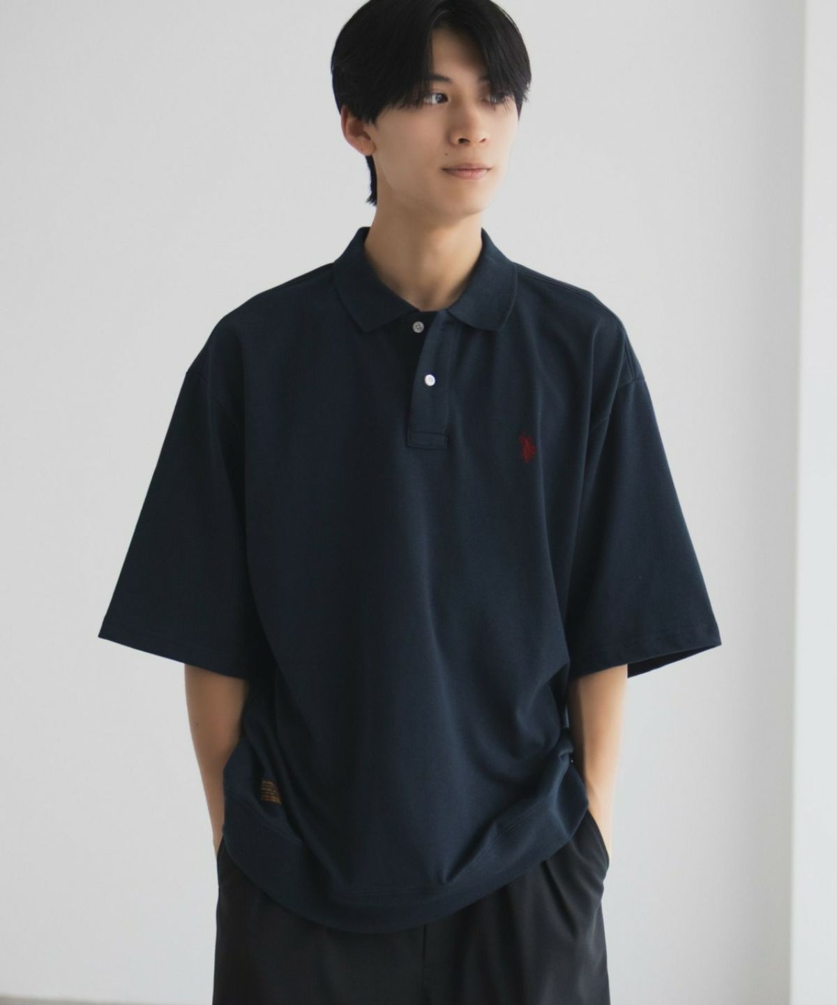 U.S. POLO ASSN. ワンポイントポロシャツ メンズ