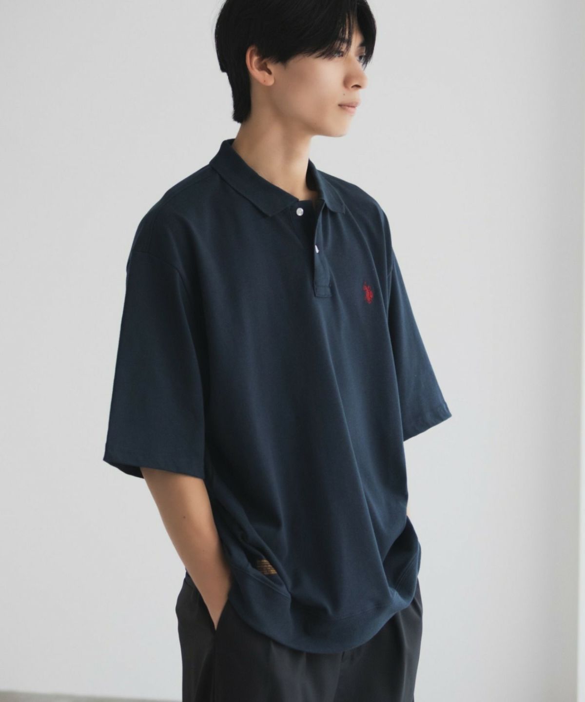 U.S. POLO ASSN. ワンポイントポロシャツ メンズ