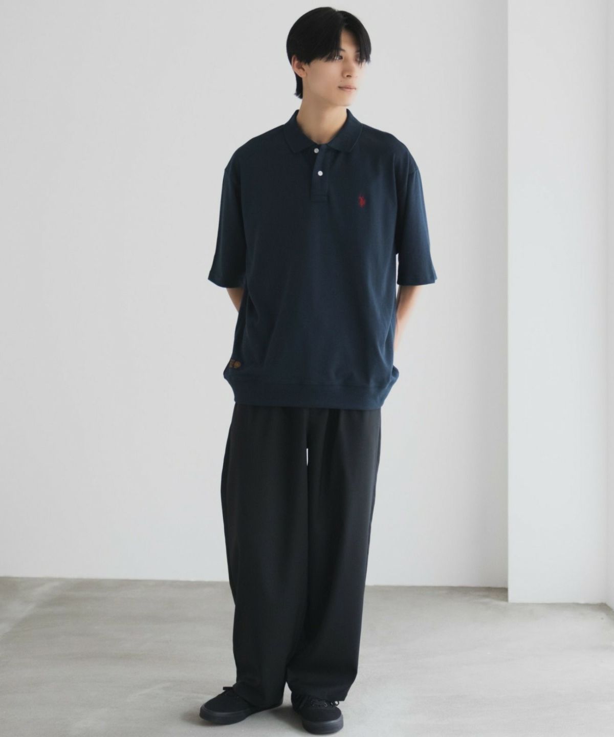 U.S. POLO ASSN. ワンポイントポロシャツ メンズ