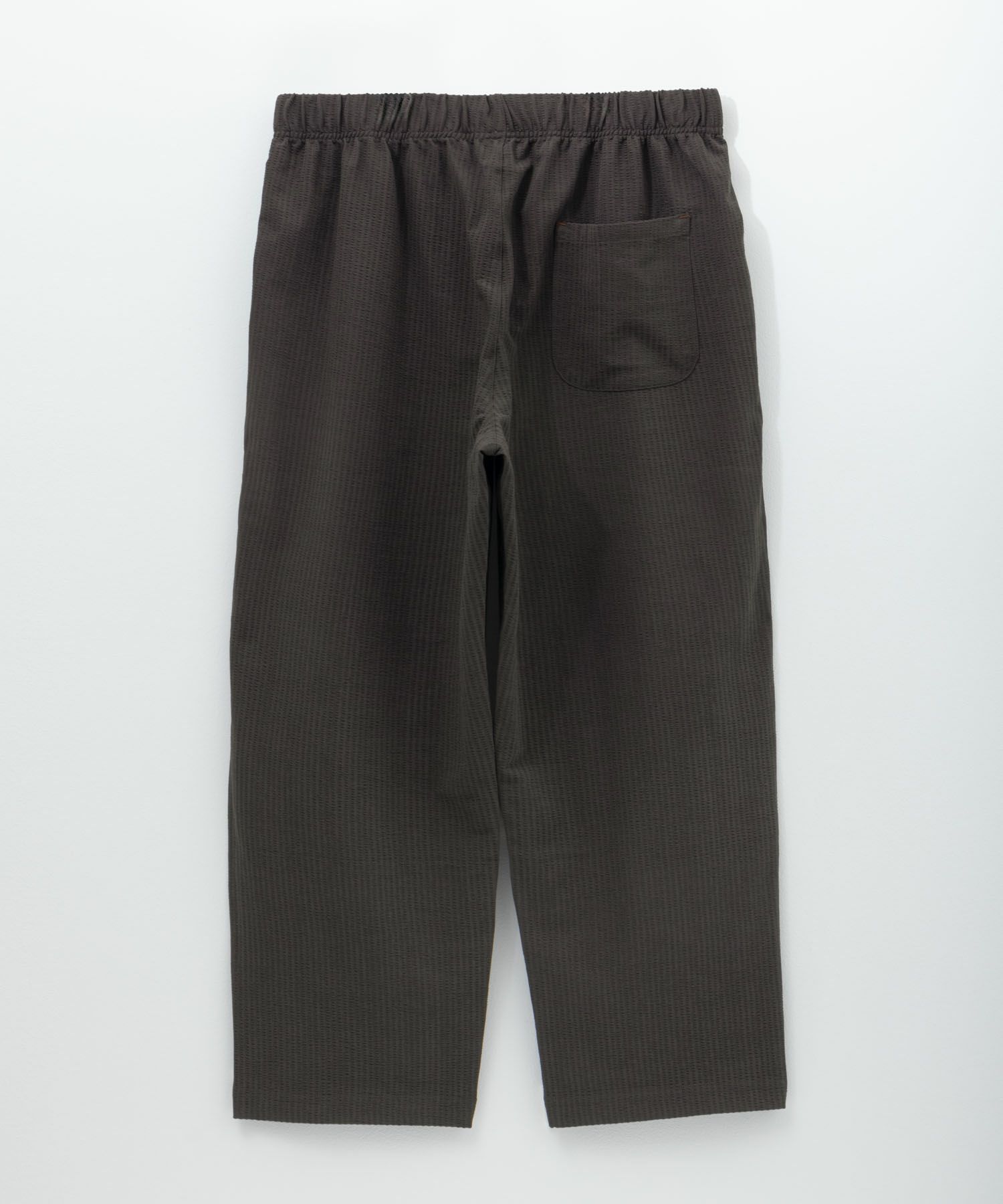 NAVY サッカー生地 アンクルパンツ メンズ