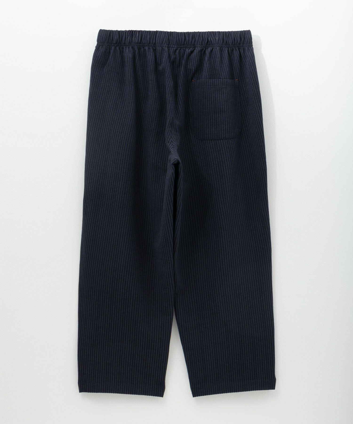 NAVY サッカー生地 アンクルパンツ メンズ