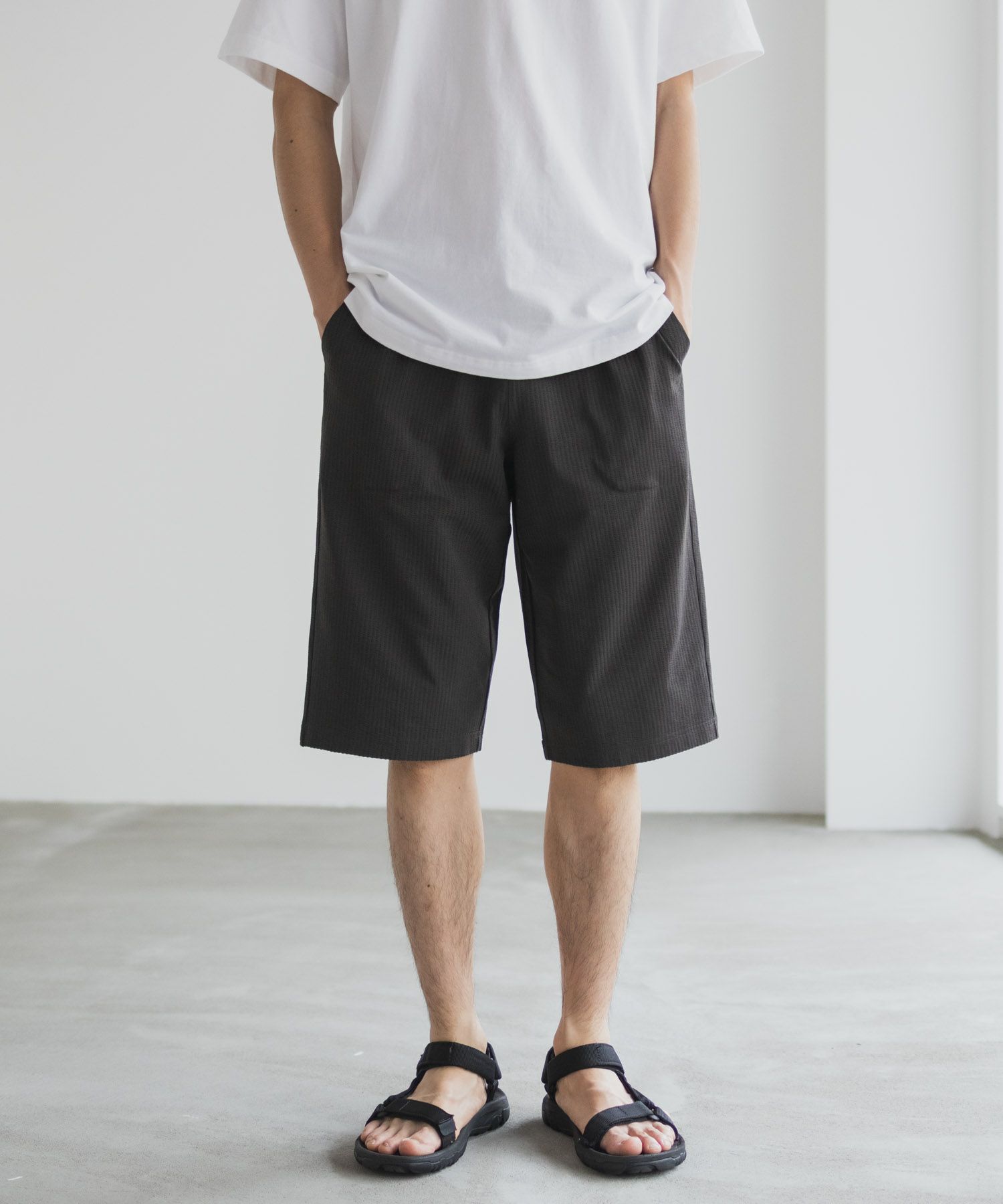 NAVY サッカー生地 ステテコ メンズ