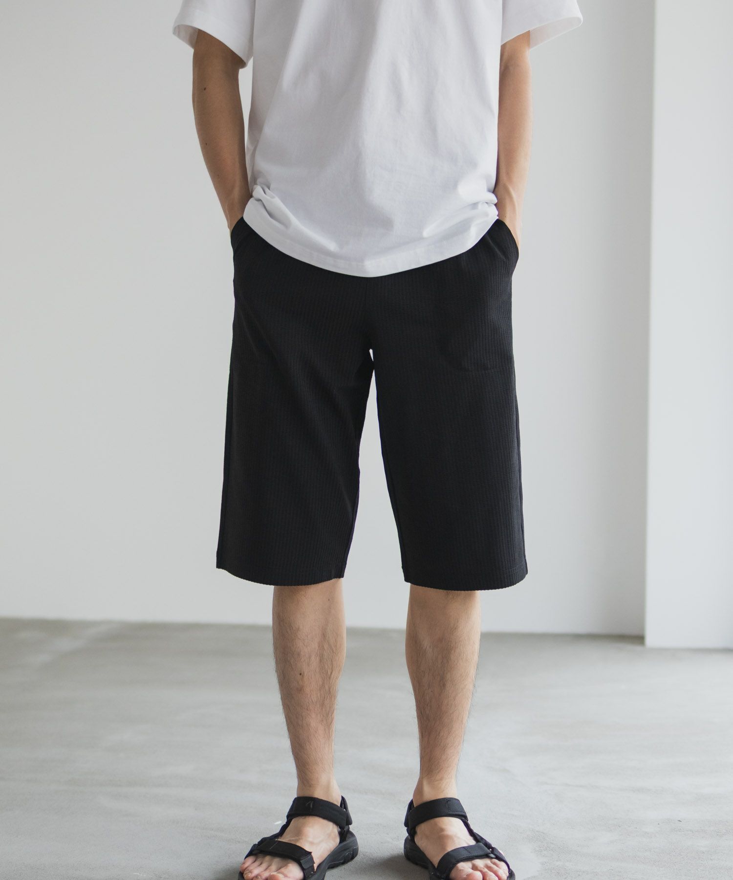 NAVY サッカー生地 ステテコ メンズ