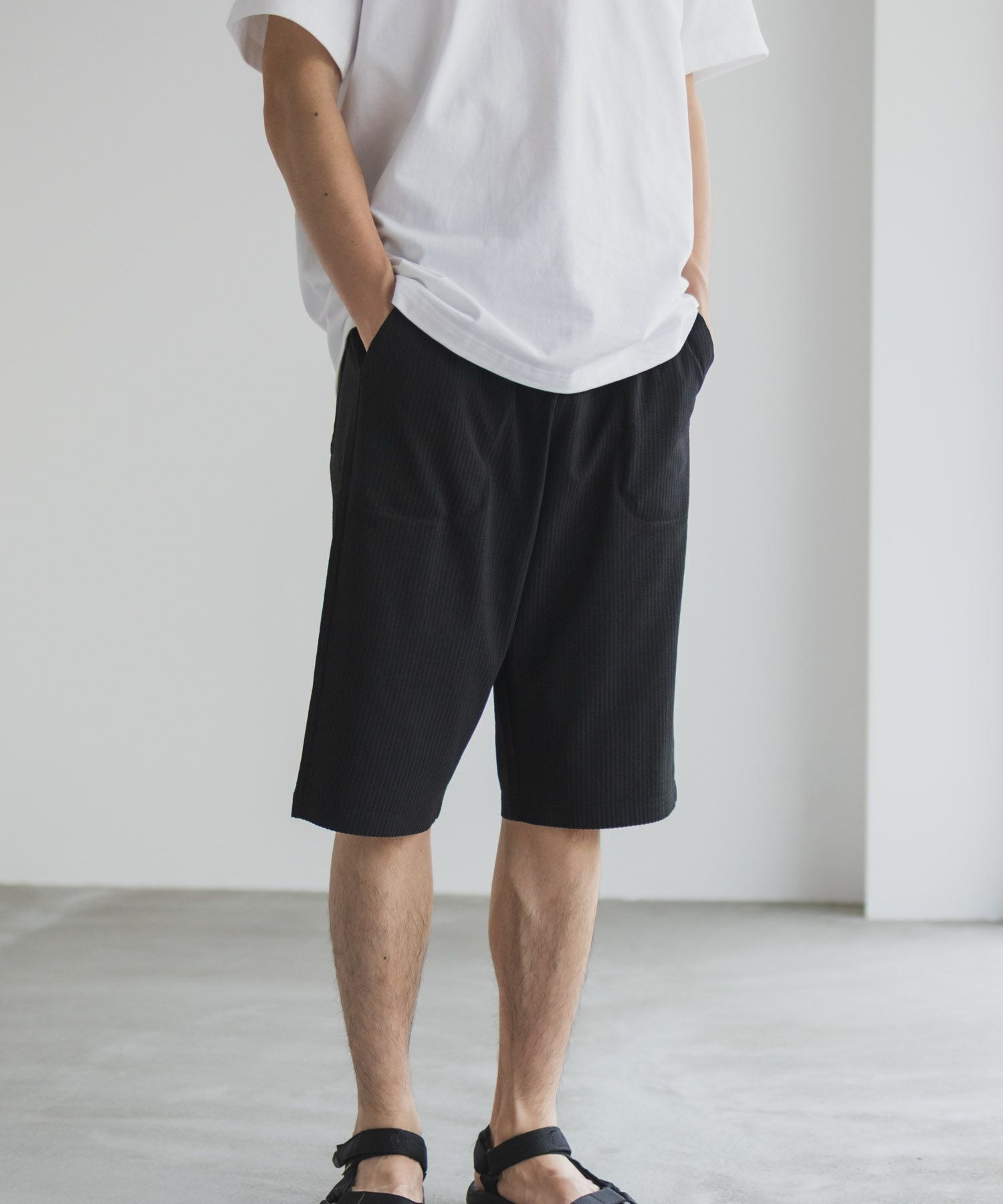 NAVY サッカー生地 ステテコ メンズ