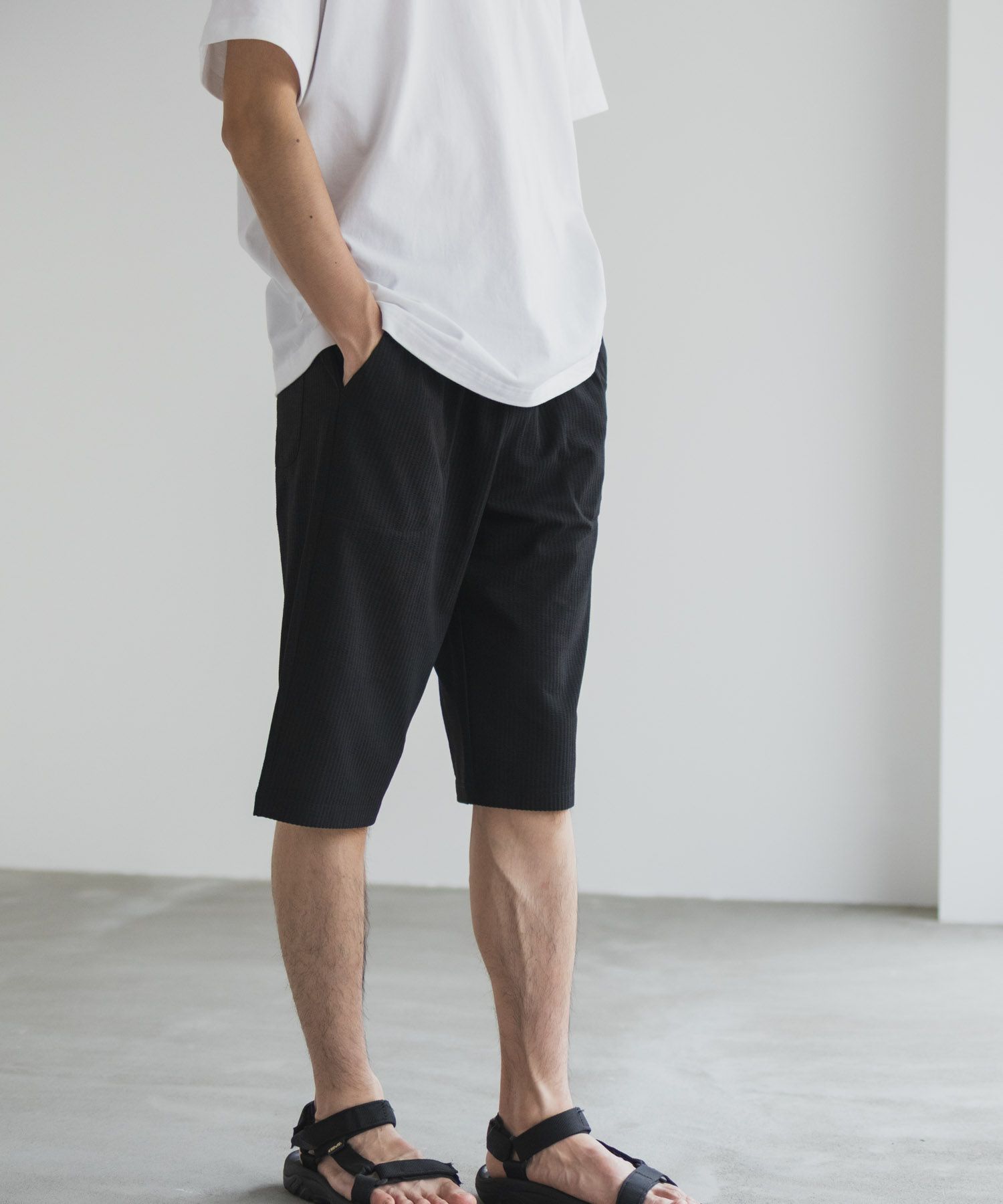 NAVY サッカー生地 ステテコ メンズ