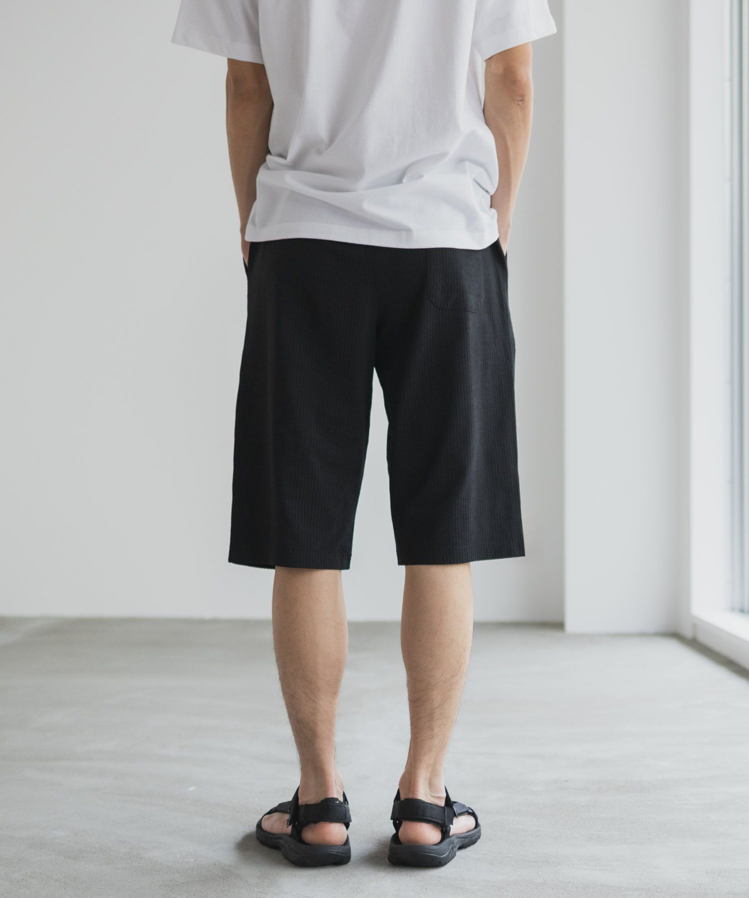 NAVY サッカー生地 ステテコ メンズ