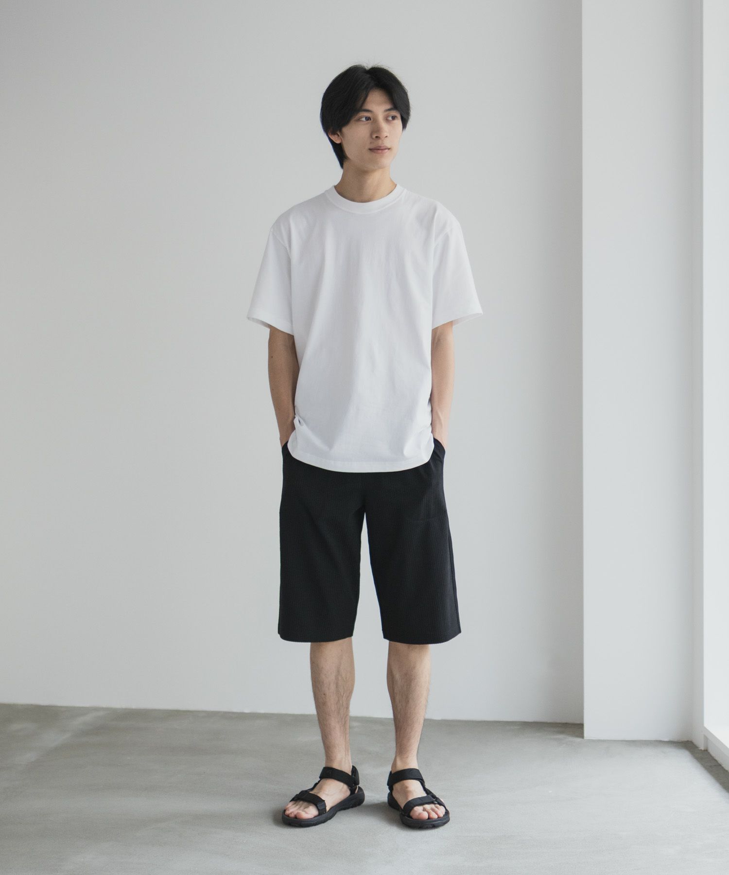 NAVY サッカー生地 ステテコ メンズ