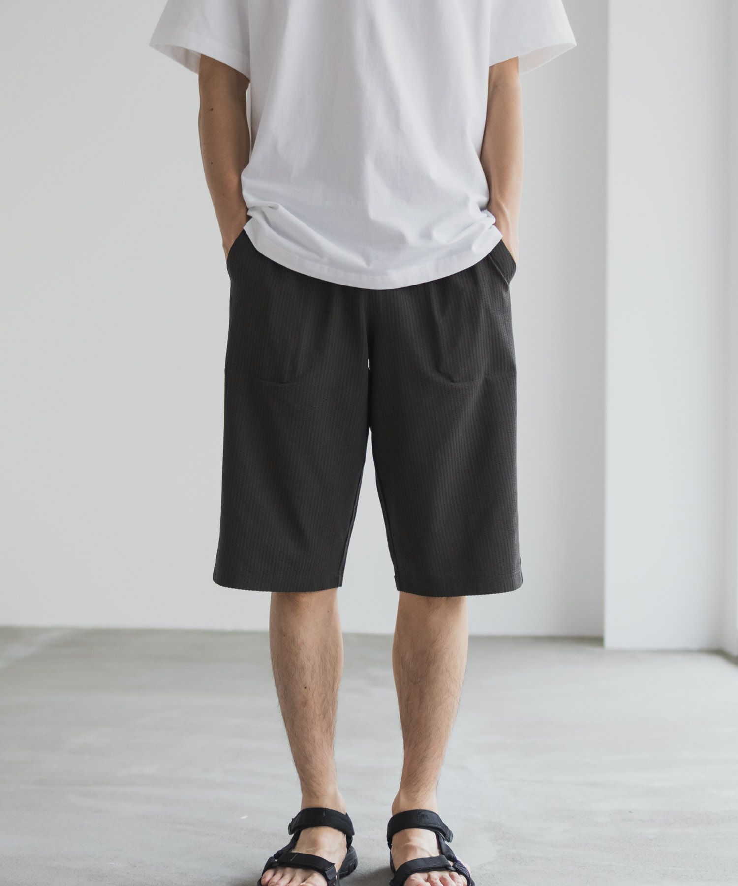 NAVY サッカー生地 ステテコ メンズ