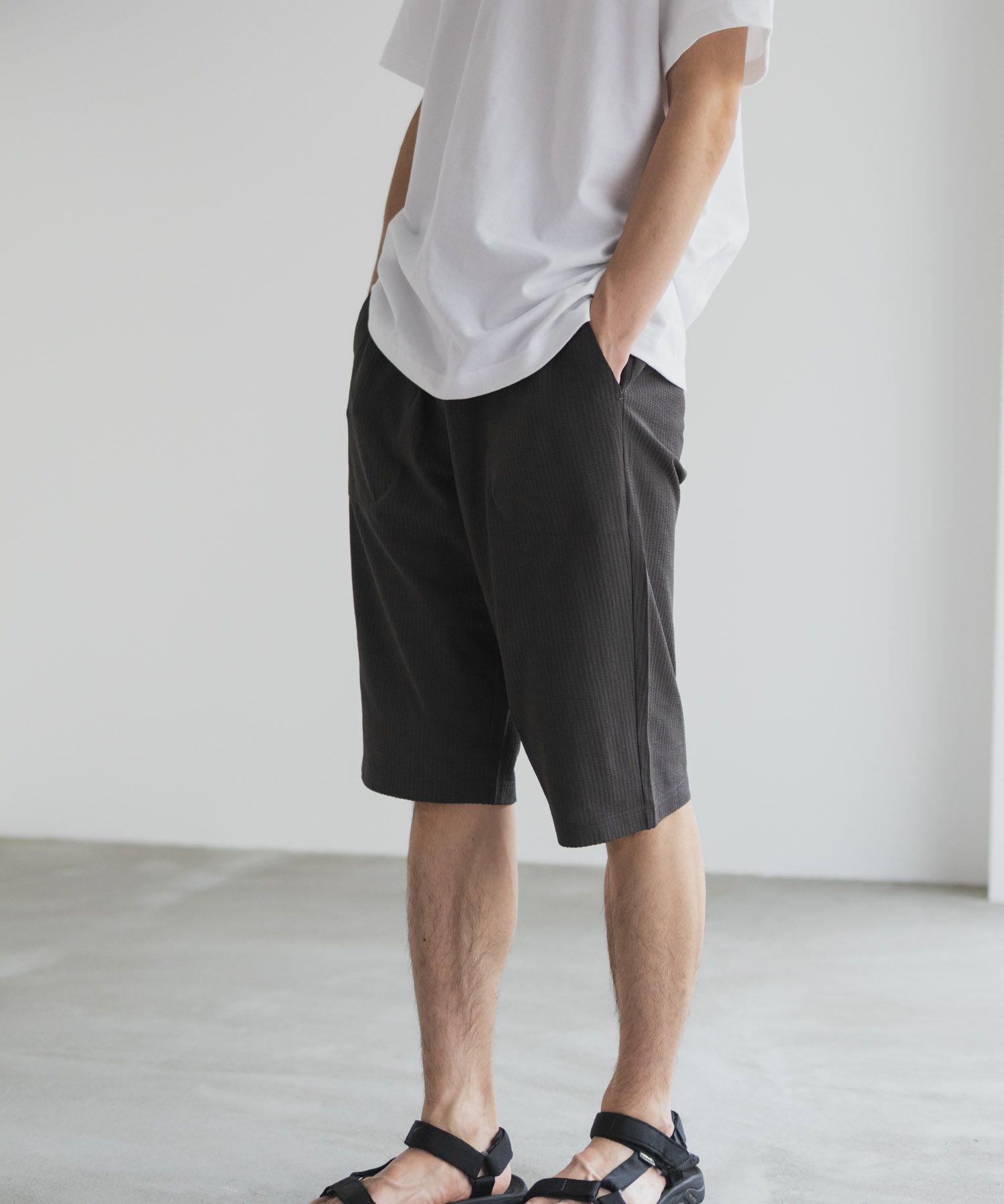 NAVY サッカー生地 ステテコ メンズ