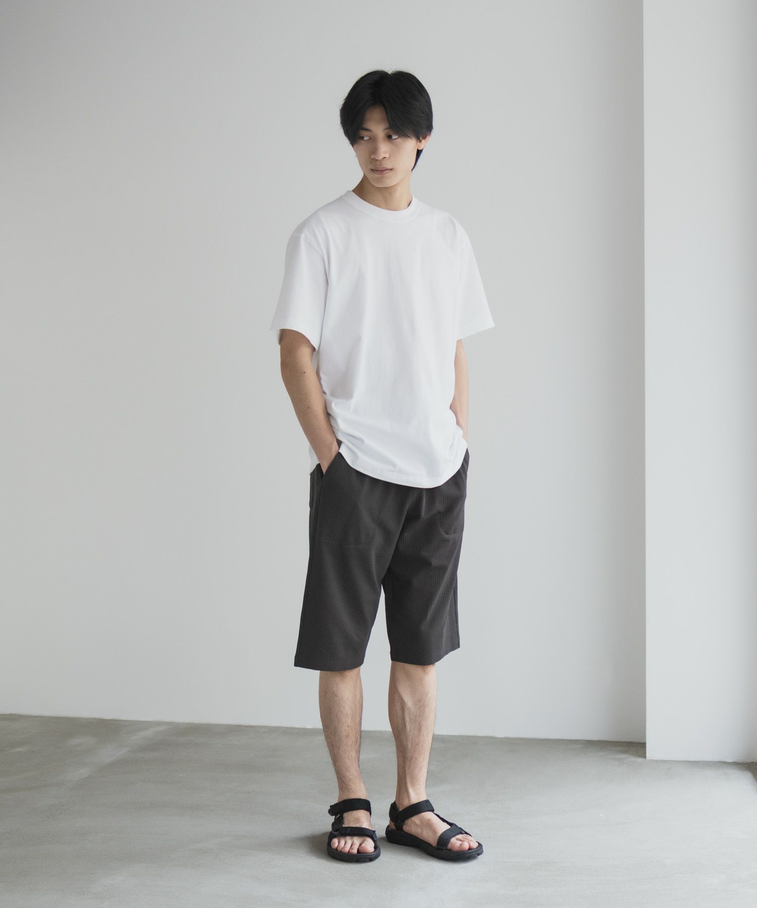 NAVY サッカー生地 ステテコ メンズ