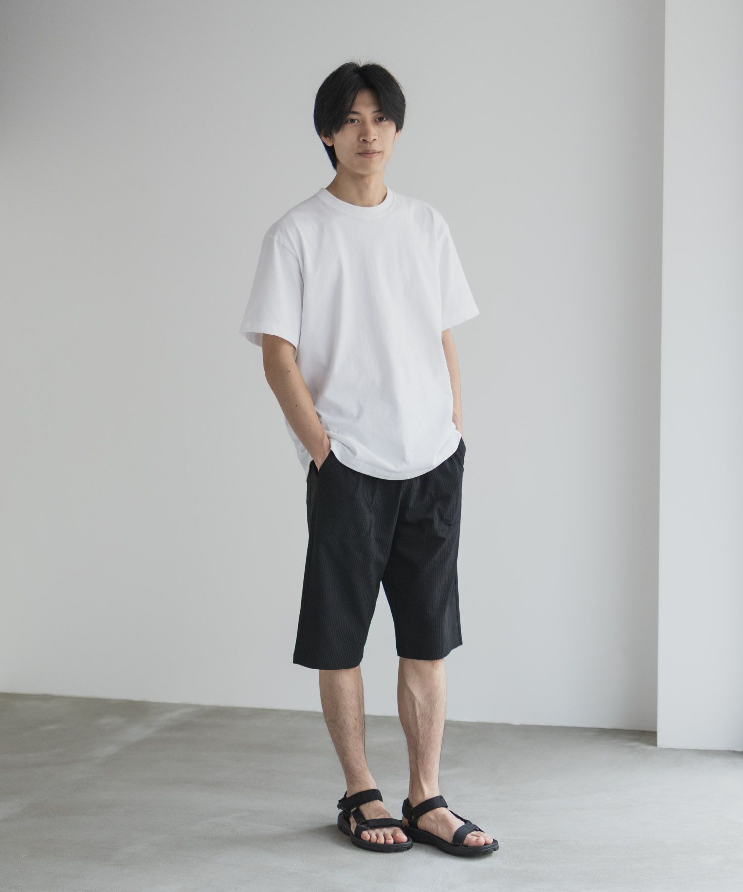 NAVY サッカー生地 ステテコ メンズ