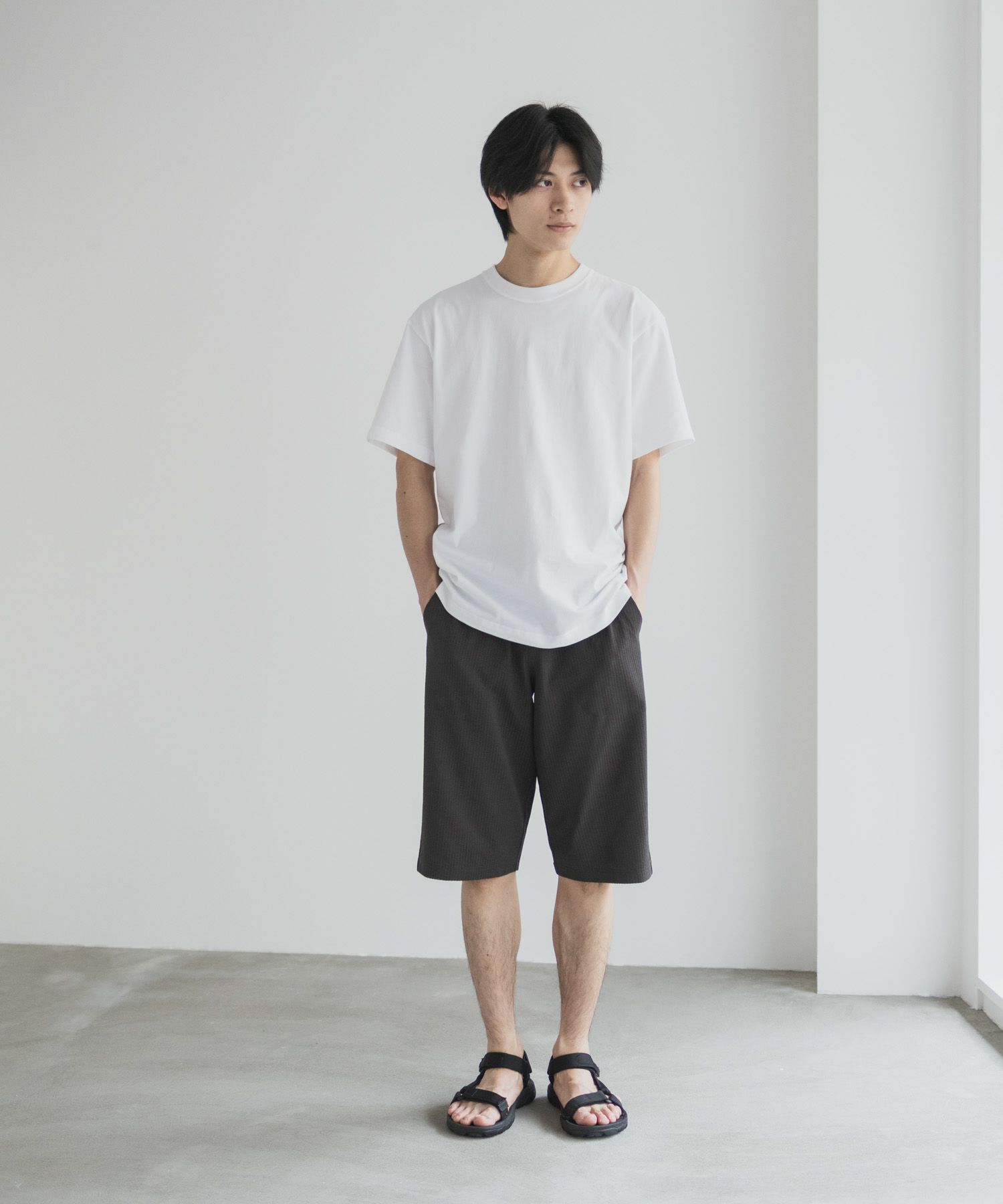 NAVY サッカー生地 ステテコ メンズ