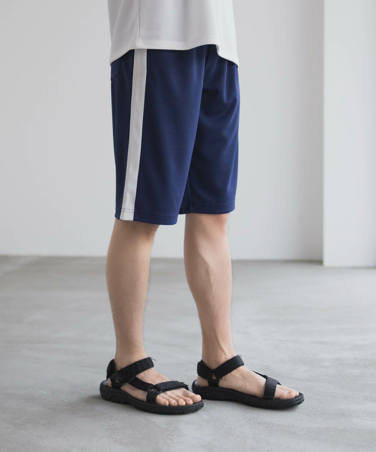 NAVY ハニカムメッシュショートパンツ メンズ
