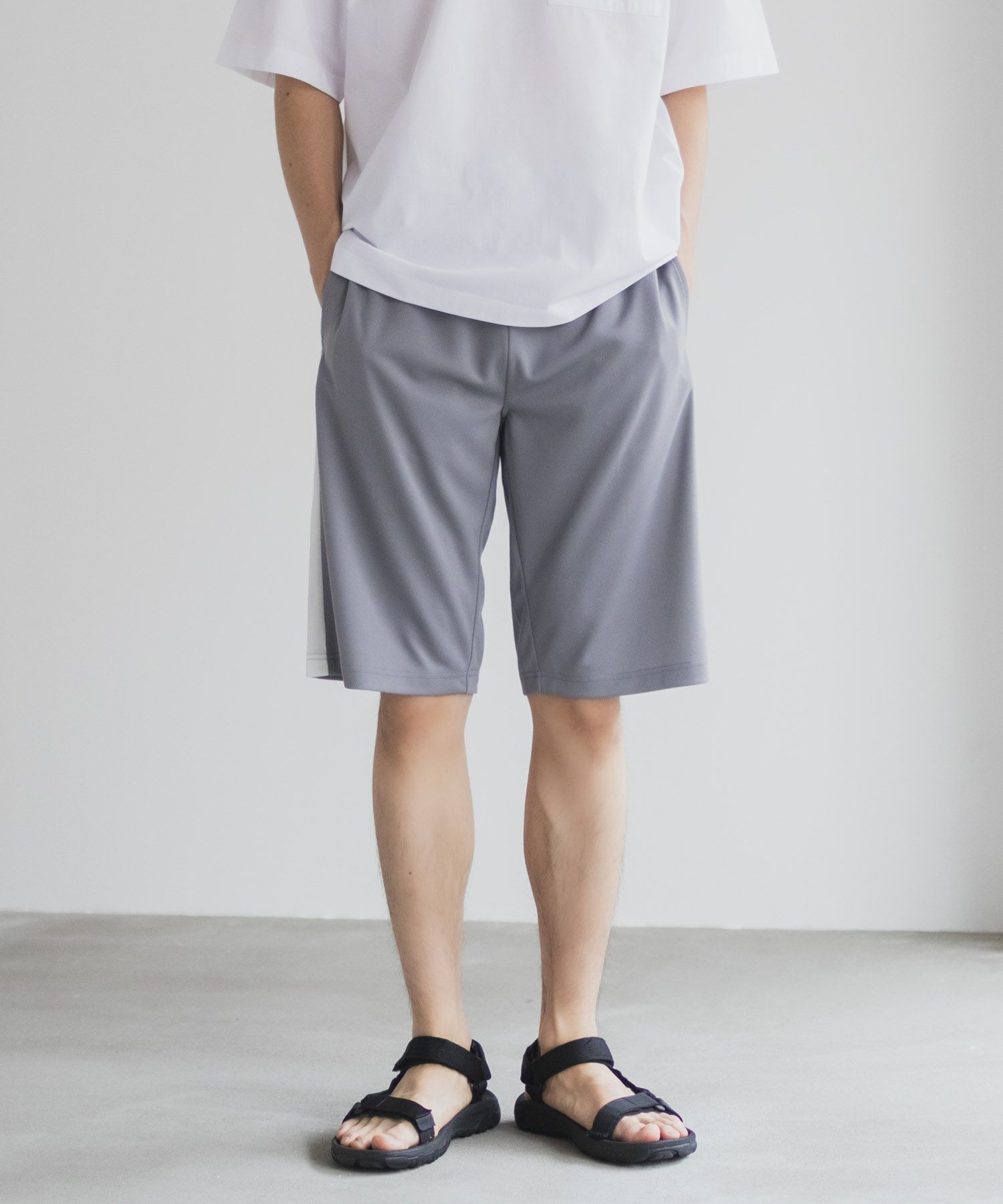 NAVY ハニカムメッシュショートパンツ メンズ