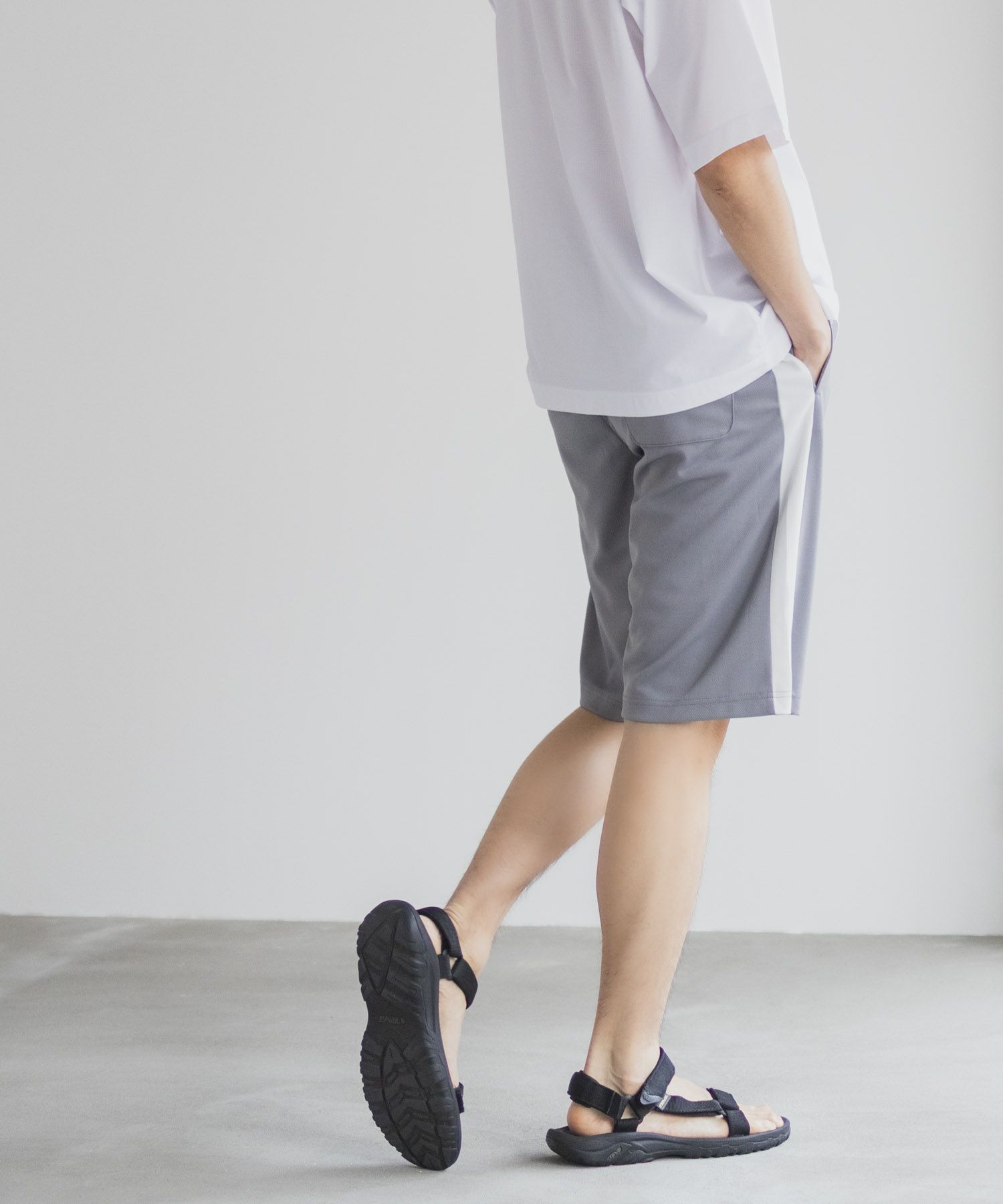 NAVY ハニカムメッシュショートパンツ メンズ