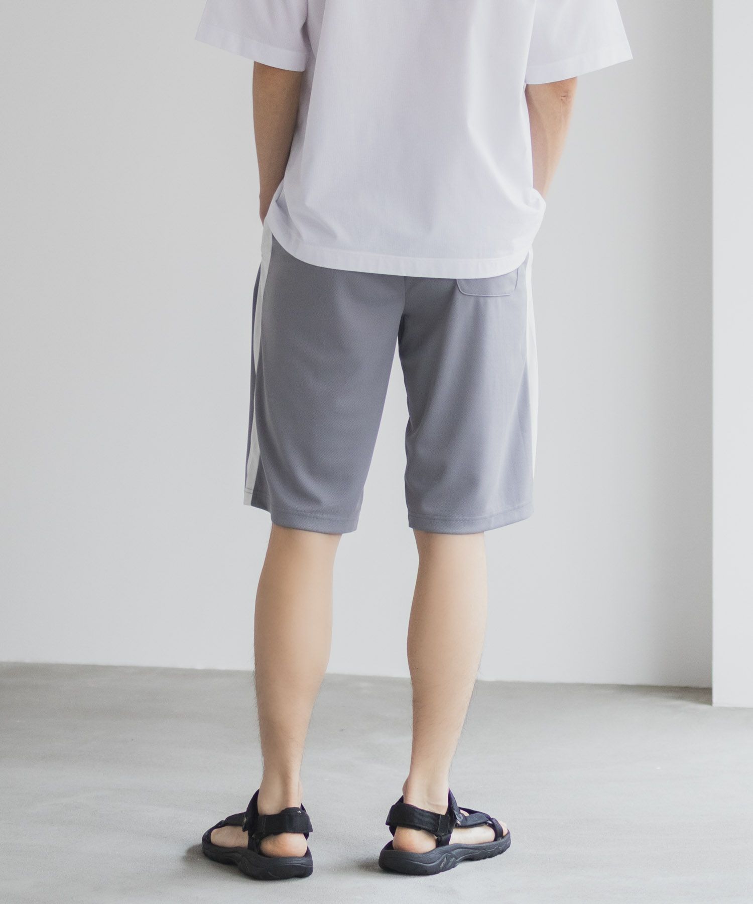 NAVY ハニカムメッシュショートパンツ メンズ