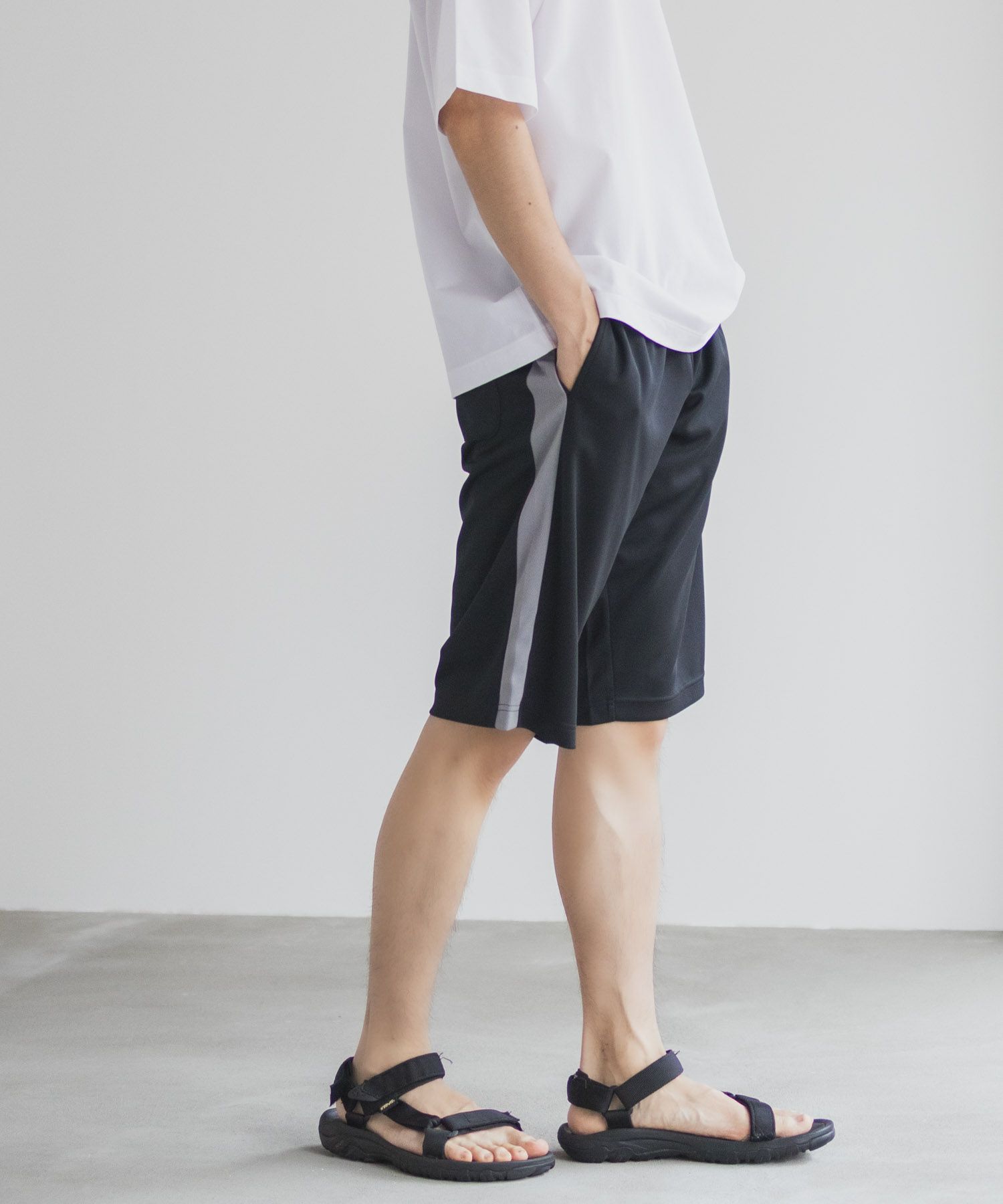 NAVY ハニカムメッシュショートパンツ メンズ