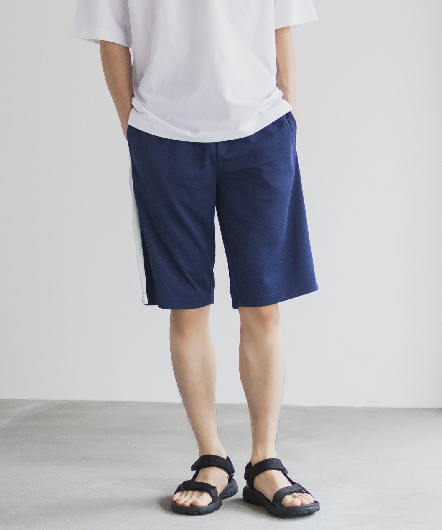 NAVY ハニカムメッシュショートパンツ メンズ