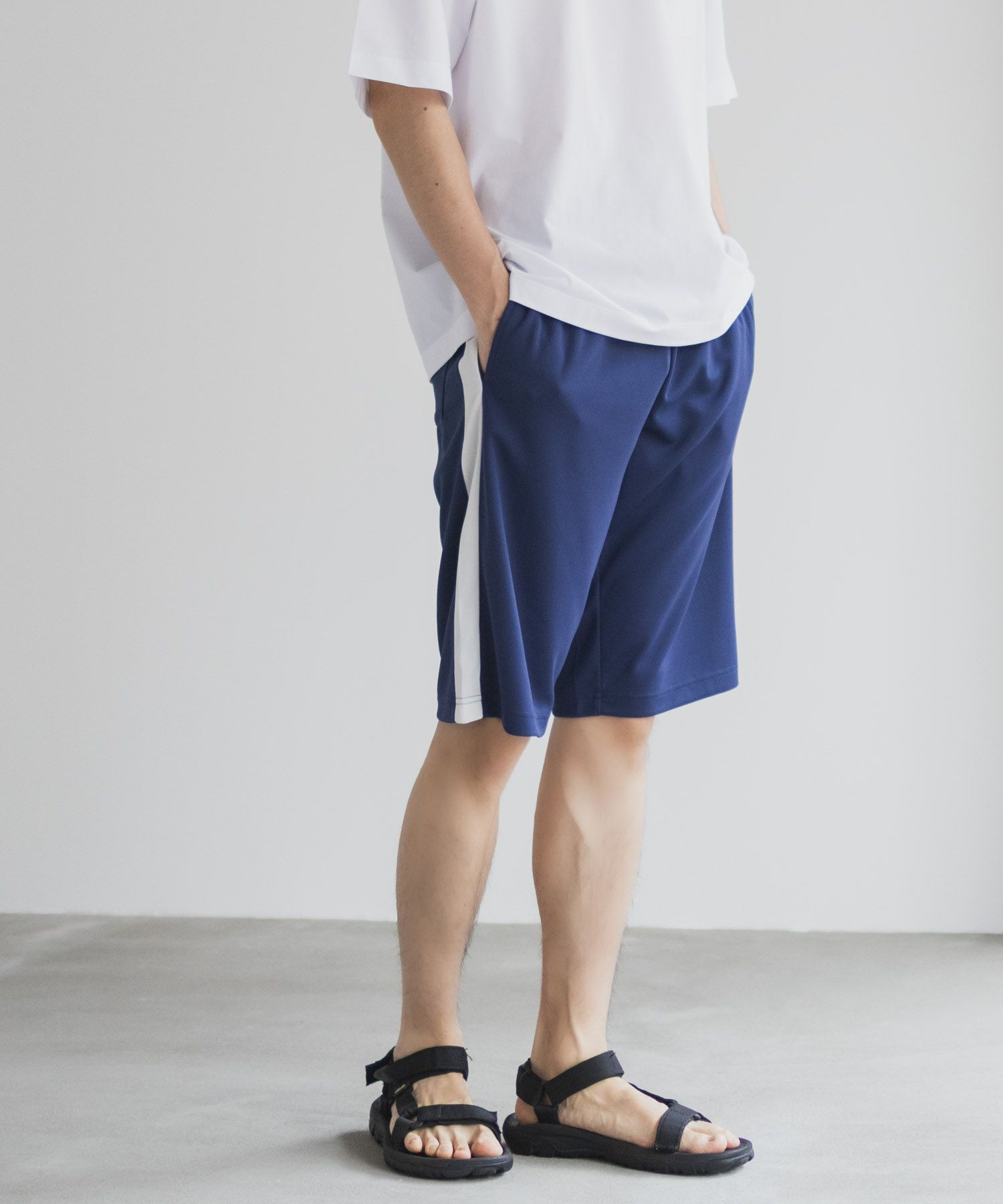 NAVY ハニカムメッシュショートパンツ メンズ