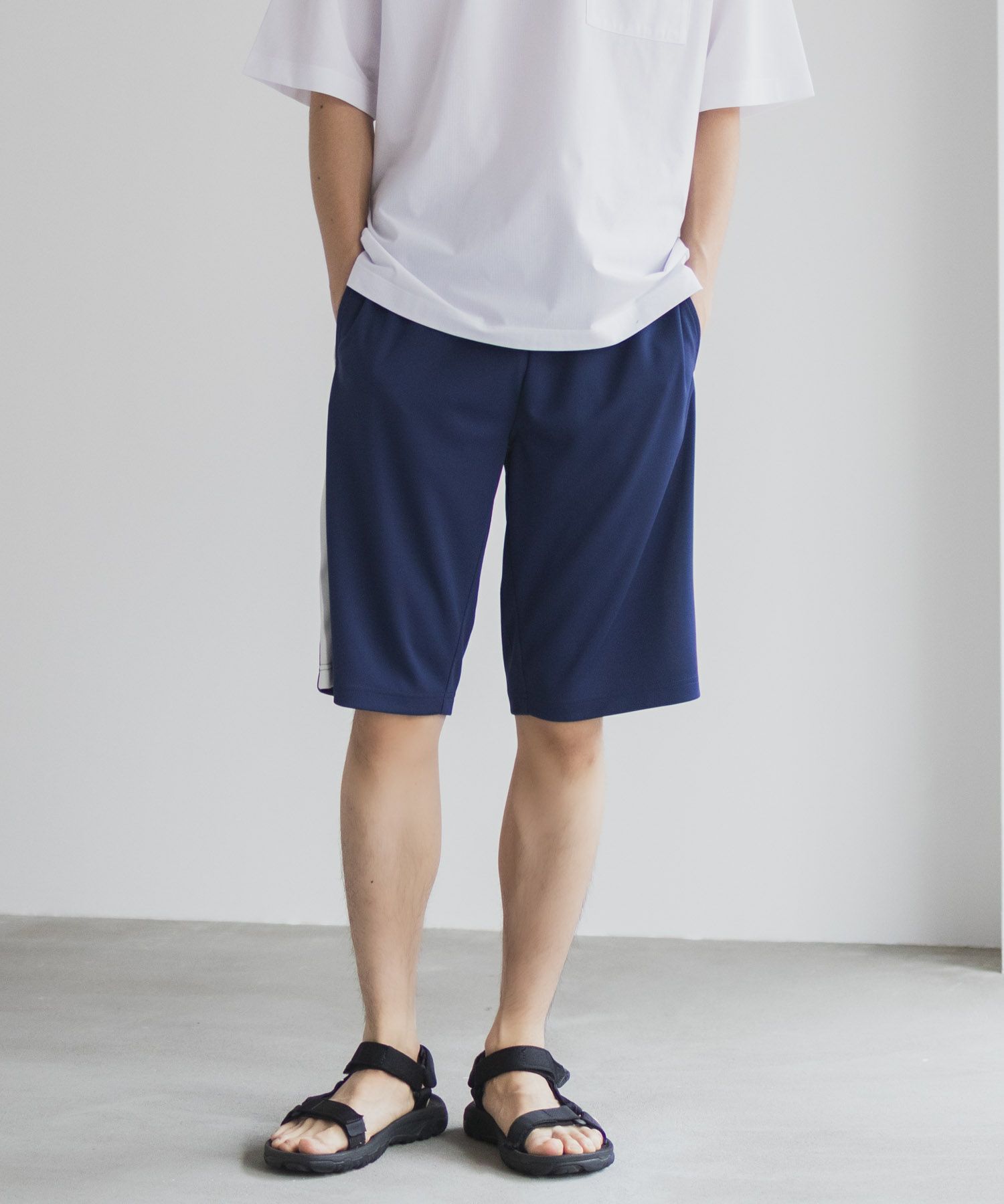 NAVY ハニカムメッシュショートパンツ メンズ