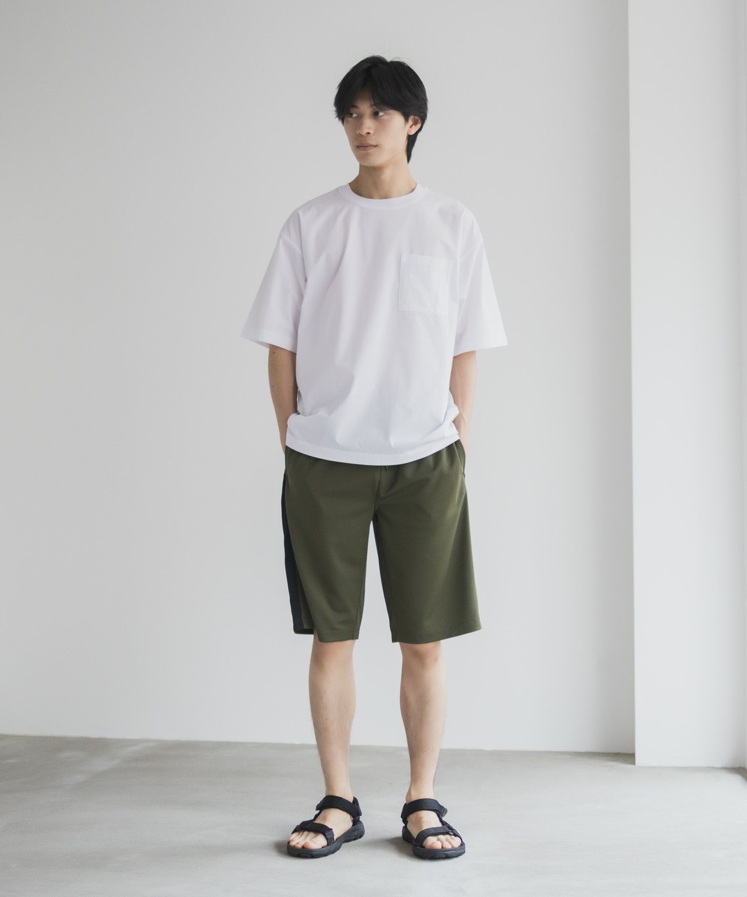 NAVY ハニカムメッシュショートパンツ メンズ