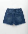 NAVY  のびるモン デニムフリンジショートパンツ キッズ商品サムネイル-2