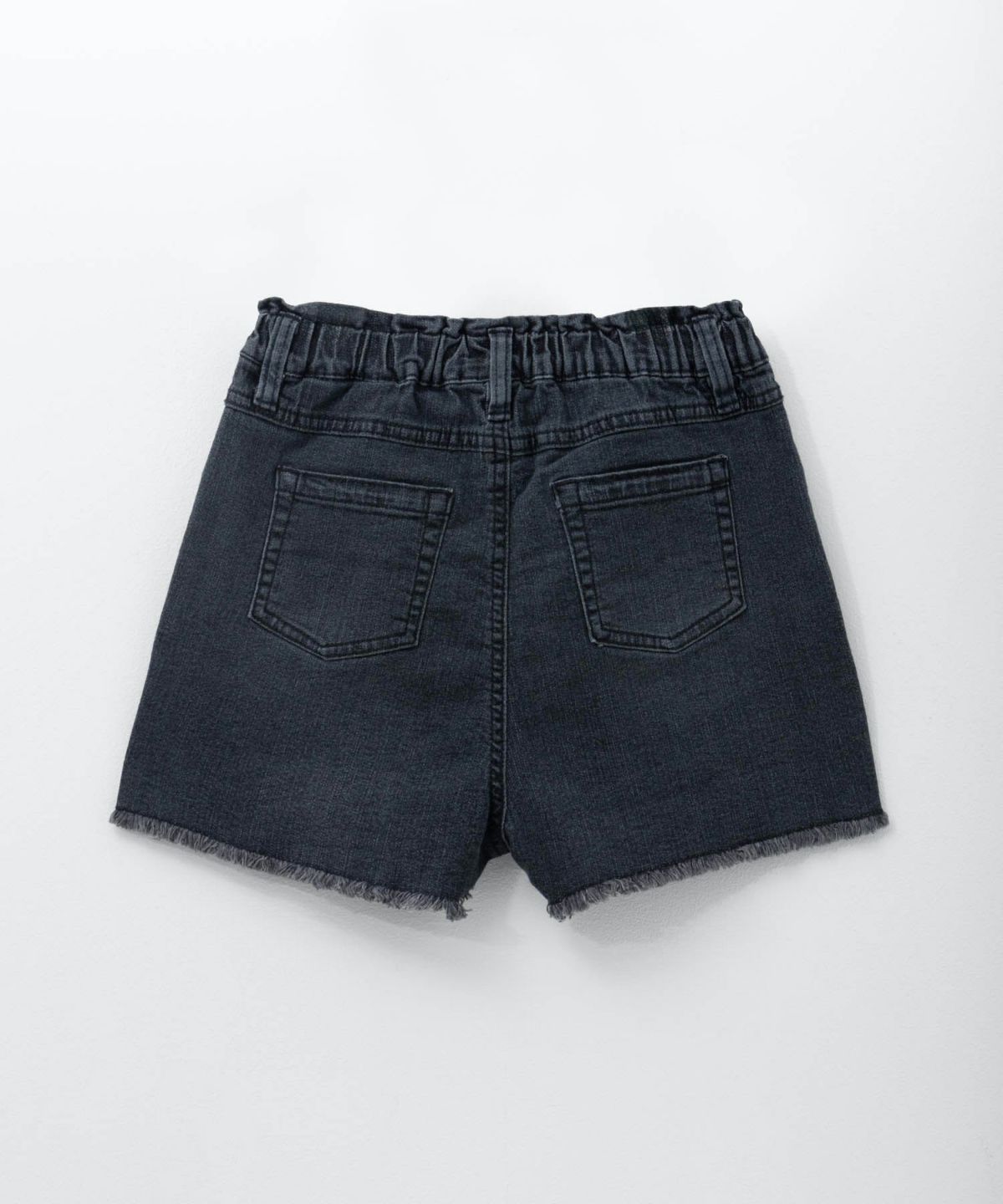 NAVY のびるモン デニムフリンジショートパンツ キッズ