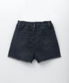 NAVY  のびるモン デニムフリンジショートパンツ キッズ商品サムネイル-4