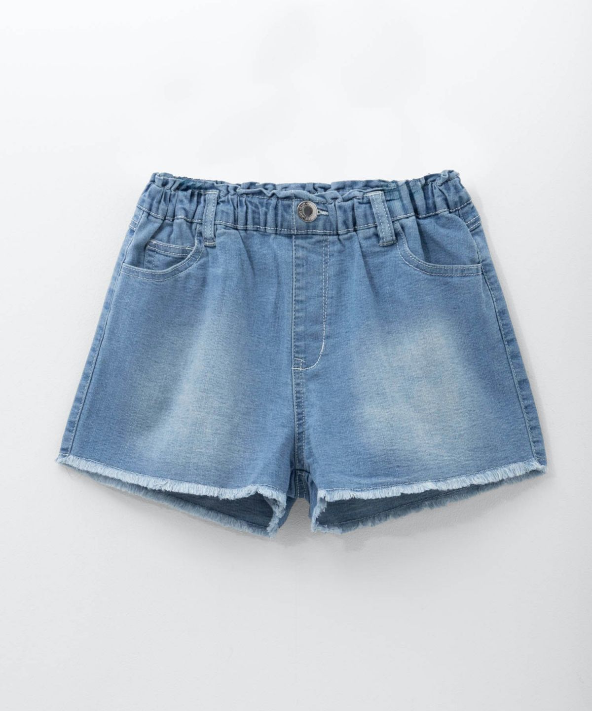 NAVY のびるモン デニムフリンジショートパンツ キッズ