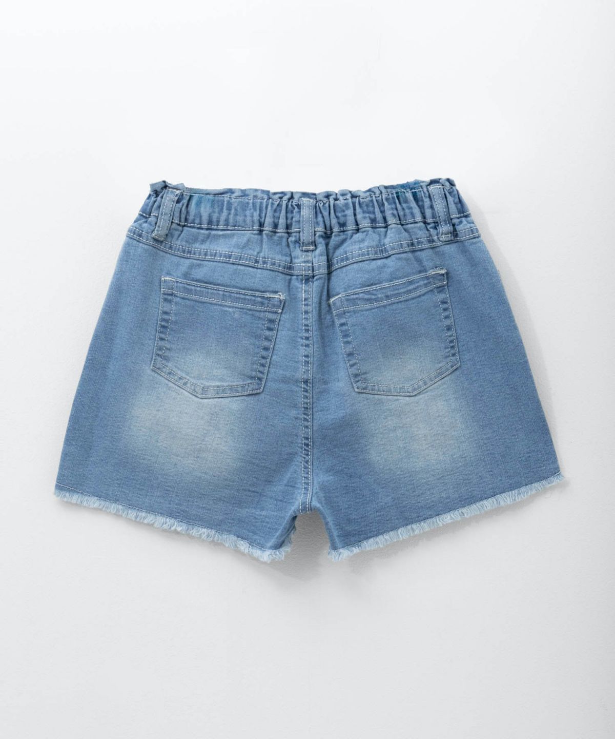 NAVY のびるモン デニムフリンジショートパンツ キッズ