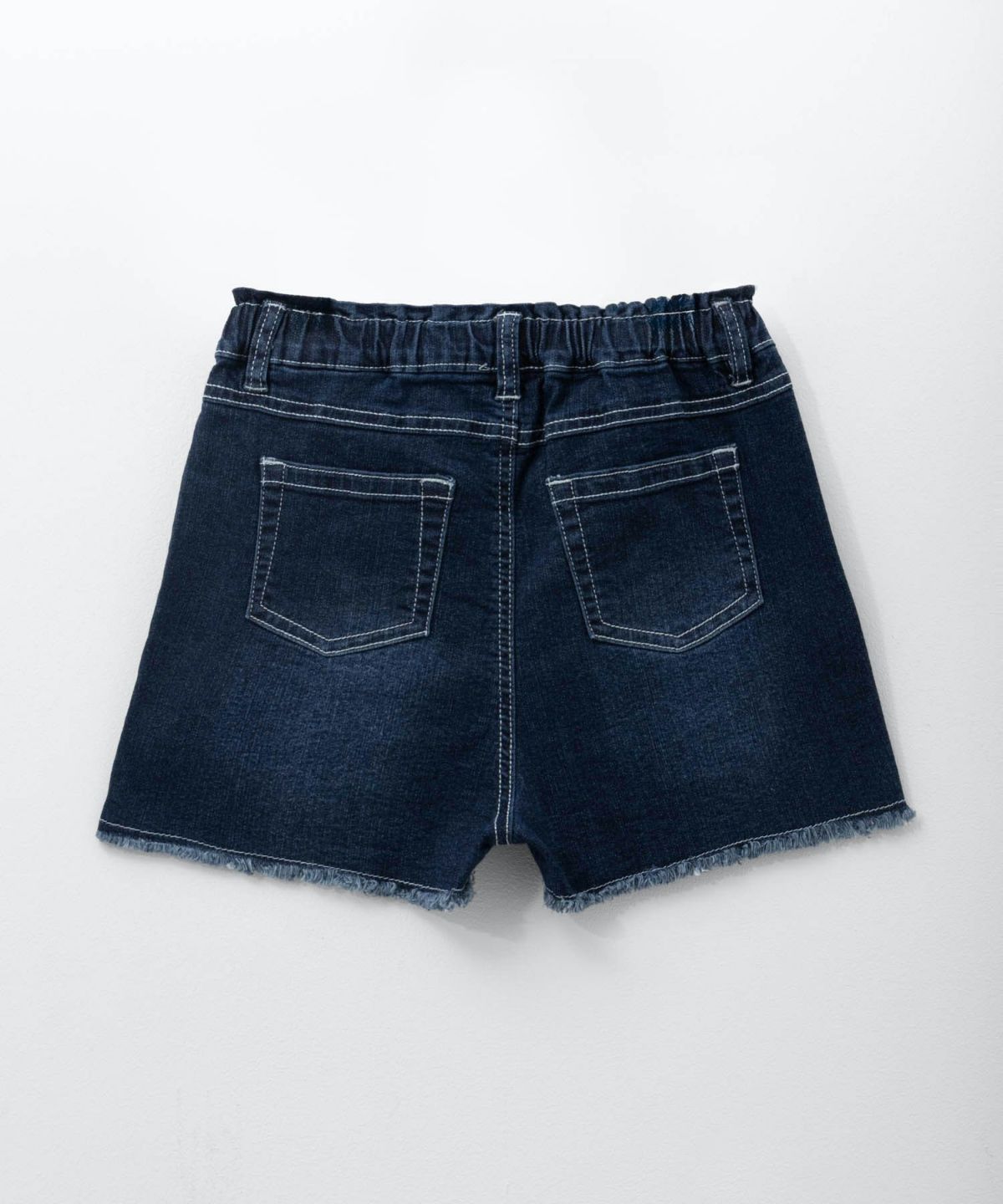 NAVY のびるモン デニムフリンジショートパンツ キッズ