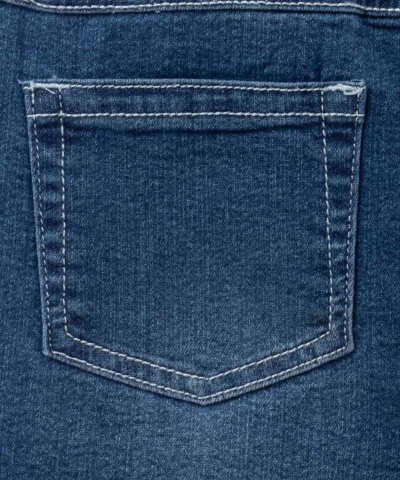 NAVY  のびるモン デニムフリンジショートパンツ キッズ商品画像-12