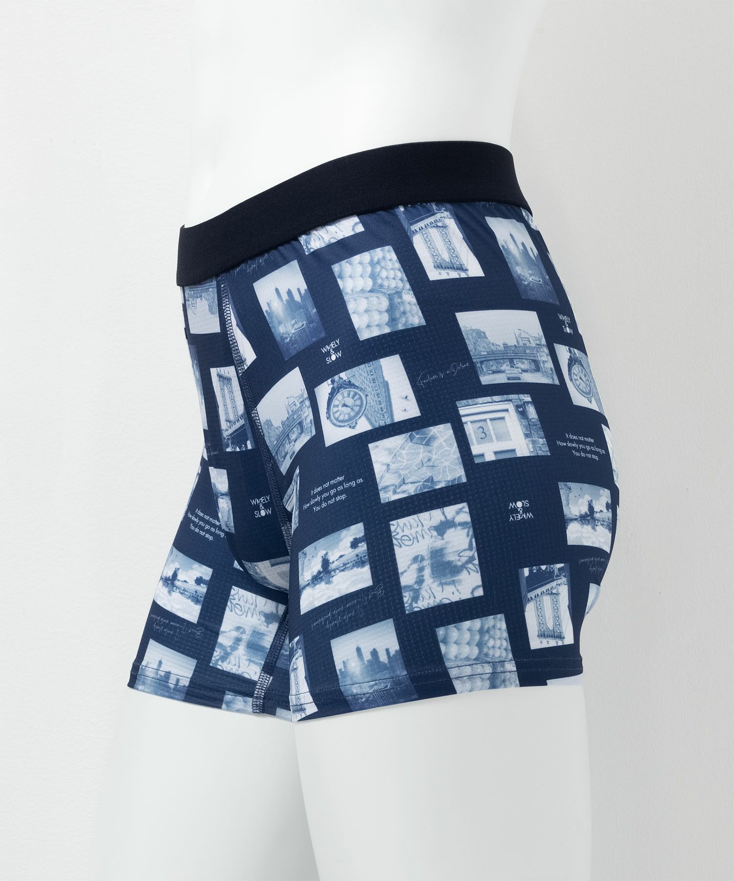 NAVY  メッシュボクサーパンツ メンズ メール便 対応商品商品画像-2